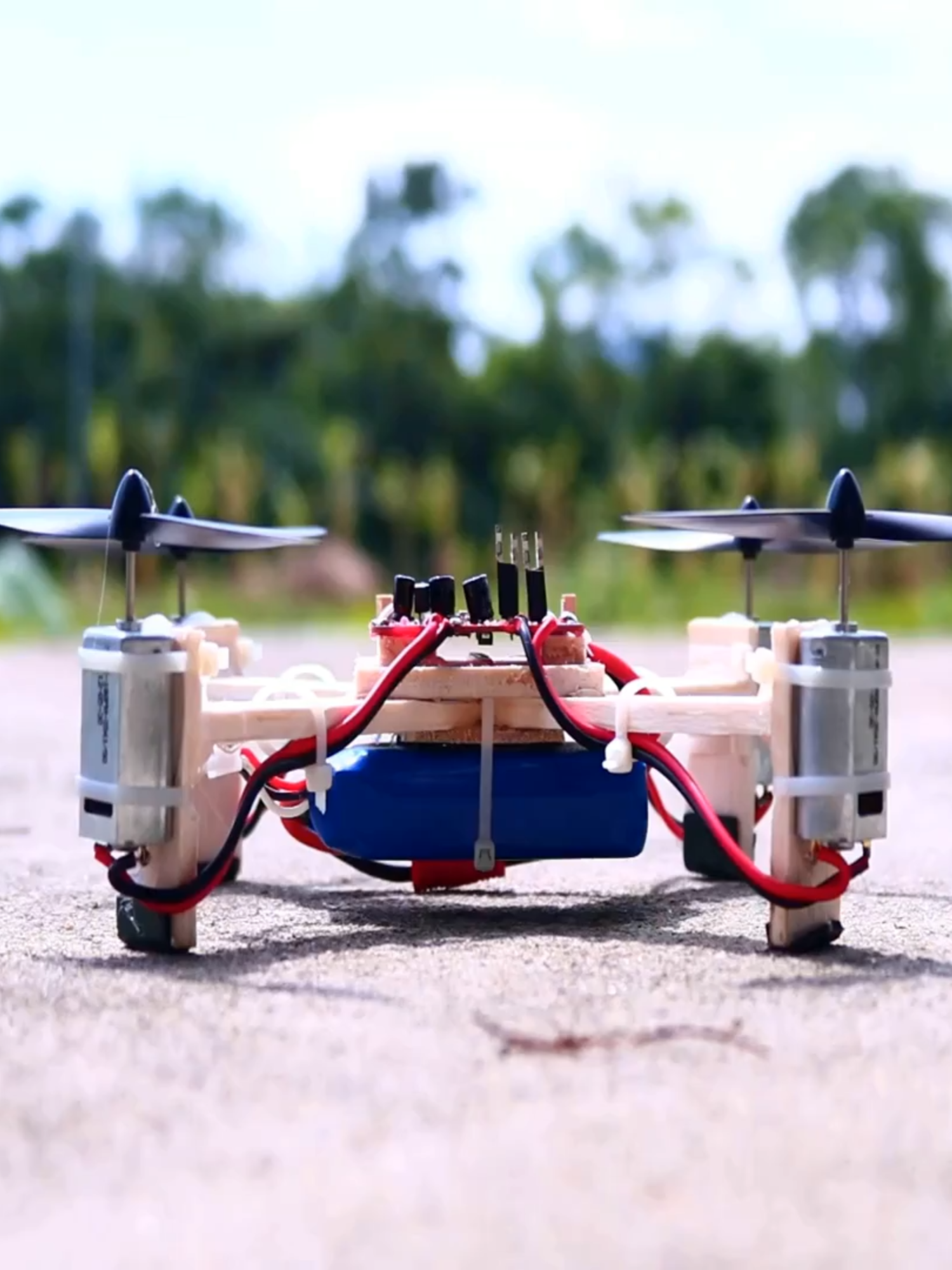 How to make Quadcopter Drone with Motors and Battery at Home - Part 1  #creative #hack #creativeideas #invention #DIY #trick