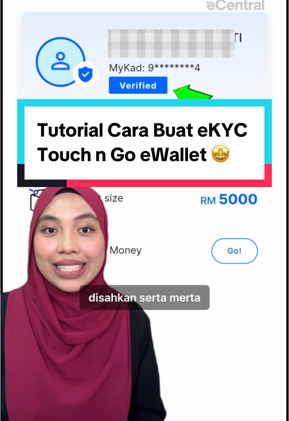 Anda dah buat eKYC Touch n Go eWallet? Buat sekarang untuk elakkan access disekat sepenuhnya. #ekyc #touchngo #touchngoewallet #tngewallet #touchngomalaysia #touchngomy 