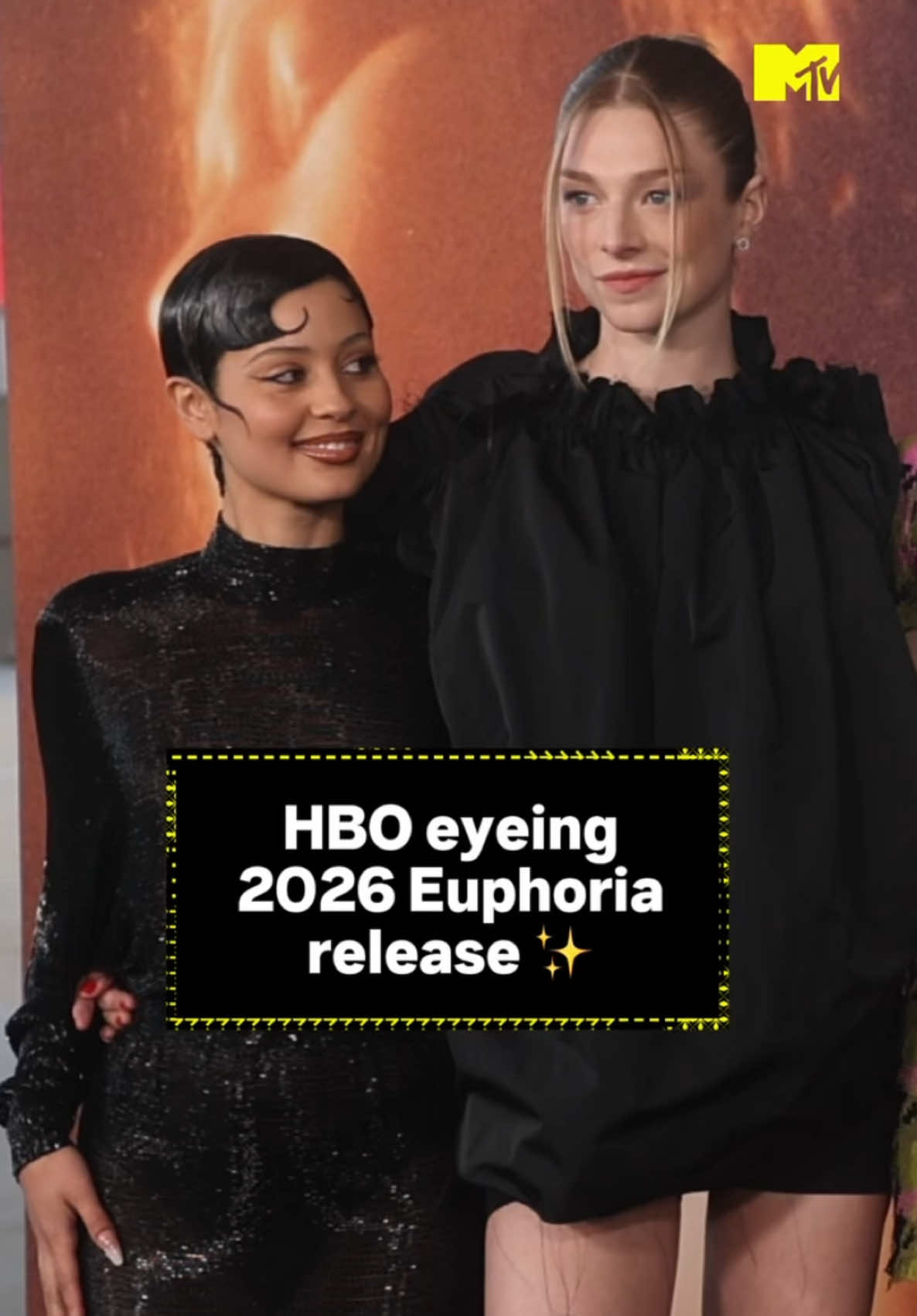 HBO has revealed it plans to release season 3 of Euphoria in 2026 ✨ #euphoria #hunterschafer #alexademie #zendaya #sydneysweeney #mtvceleb 