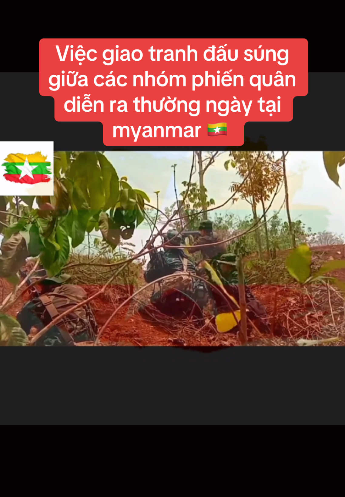 Nhóm phiến quân myanmar giao tranh #myanmartiktok🇲🇲🇲🇲 #myanmartiktok #quansuthegioi #myanmar #chientranh #KNDF 