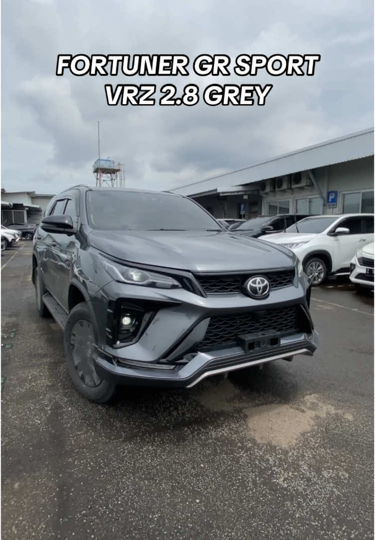 New Fortuner  2.8 VRZ GR TSS 4x2 GREY New Advance & Entertainment Feature - New Head Unit 9” with AACP - New RSE 11,6” with Full HD Display (Exc G Type) - New In Car Wifi Hotspot - New Portable Tire Inflator  Line Up Option :  - G AT & G M/T (Keep Current Design) - VRZ (4x4 & 4x2) & SRZ (4x2) - 4x2 VRZ / SRZ with GR Parts Aero Package - 4x4 2.8 VRZ GR Sport Tipe VRZ 4x4 2.8 GR Sport TSS - New Grille design - New Front Bumper design - New Front Bumper GR Spoiler - New rear bumper design - New rear Bumper GR Spoiler - New LED Headlamp Design - New Black Fog Lamp Cover - New Back door Garnish same with body color - New Black Roof & Black Outer Mirror - New Red Brake Caliper - New Black Wheel Design New Sporty Performance & New Sporty Interior Design (4x4 GR-S Only) - New Monotube Suspension - New Red Color Brake Caliper - New Combination Suede & Leather Seat Material - New Black Roof Interior - New Digital View Mirror - New Digital Video Recorder (Front & Back) - New Red Stiching (Dashboard, Steer, Seat & Doortrim Tipe VRZ 4x2 2.8 TSS with GR Parts Aero Package - New Grille design - New Front Bumper design - New Front Bumper GR Parts Spoiler - New rear bumper design - New rear Bumper GR Parts Spoiler - New Striping Side Body - New Black Door Handle - New Black Backdoor Garnish - New Black Roof (Optional) Tipe VRZ / SRZ 4x4 & 4x2 2.8 - New Grille design - New Front Bumper design - New rear bumper design - New Black Backdoor Garnish - New 18” Wheel Design ✅️DP START 20%* ✅️Free Service 4th/60.000 km ✅️Free Astraworld Member 5th ✅️Bonus Aksesories* ✅️Free Kaca Film LLUMAR  ✅️CASH / CREDIT / COP / FLEET ✅️Trade in AlI Brand dengan harga tinggi ✅️Garansi Mesin 3th / 100.000 km INFO LANJUT: Instagram  @guruhtoyotabandung  GURUH TOYOTA🙎‍♂️ 0895-6369-3143-6📲 0896-2652-2250📲 📍Toyota Auto 2000 Rancaekek #Toyota #Bandung #Cianjur #Garut #Tasikmalaya #Banjar #Sumedang #Majalengka #Pangalengan #Padalarang #Cileunyi #Cicalengka #Ciwidey #Cimindi #Rancaekek #Rancamanyar #Kopo #Majalaya #Margahayu #Tanjungsari #Jatinangor #Cikancung #Baleendah Kertasari #Ciparay #Fortuner2024 #ToyotaIndonesia #ToyotaBandung #FortunerGrey #FortunerAbu #CapCut