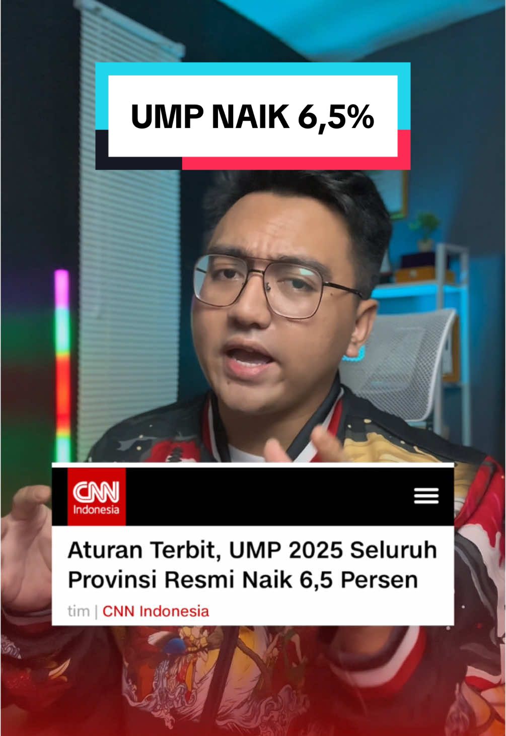 Naiknya ump 6,5% menuai pro dan kontra. Gimana pendapat kalian ? #umpnaik #kabinetmerahputih #phk 