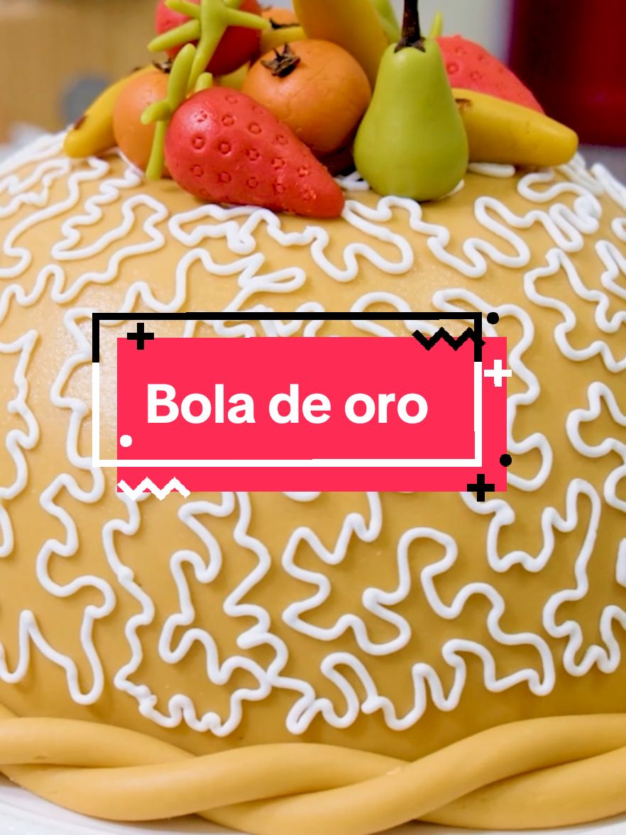 ✨ BOLA DE ORO: ideal para las celebraciones de fin de año. Descubre cómo hacer el armado perfecto de esta deliciosa torta ❤️ #boladeoro #torta #tortas #buenazo 