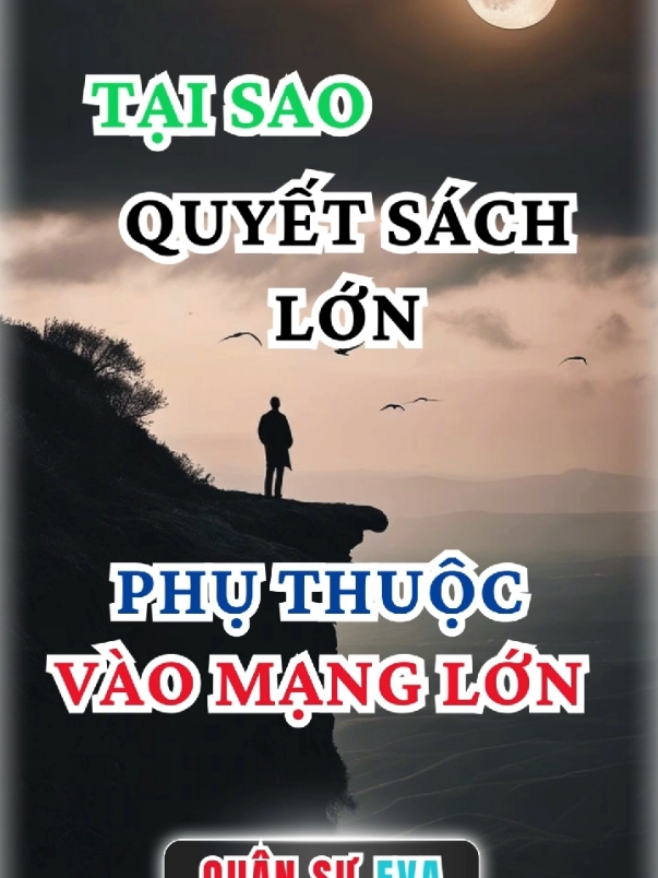 Trả lời @trung210476 Đâu phải đại sự thành công là do bạn giỏi tính toán #taisaoquyetsachlonphuthuocvaomanglon #suyngam #congdanhsunghiep #kenhquansueva #kenhquansu #evaquansu #quansueva #quansu #eva #trietlyeva #trietlythanhcong #trietlycuocsong #tamlinh #tamlinhhuyenbi #tamlinhlacothat #tamlinhkyla #quyetsach #daisu #vieclon #diembuocngoat #buocngoatcuocdoi #manglon #bonmenh #vanmenh #thanhbai #nhungcaunoihay #nhungcaunoidangsuyngam #biquyetthanhcong #conduongthanhcong #suyngam 