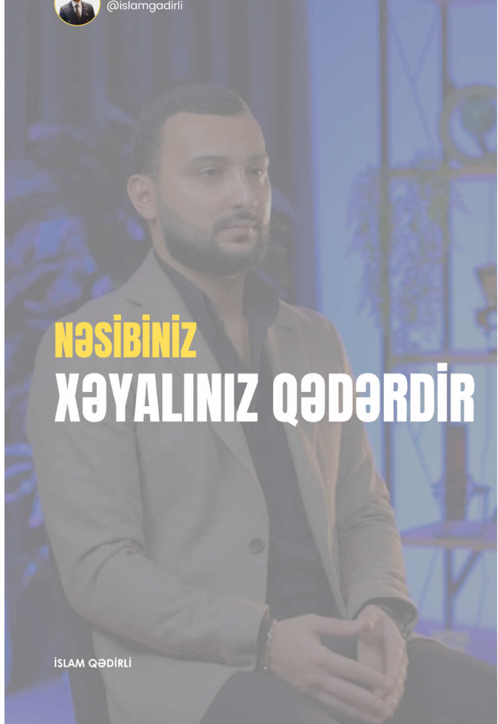 Nəsibiniz xəyalınız qədərdir.  Çəkiliş: @QAR_media 