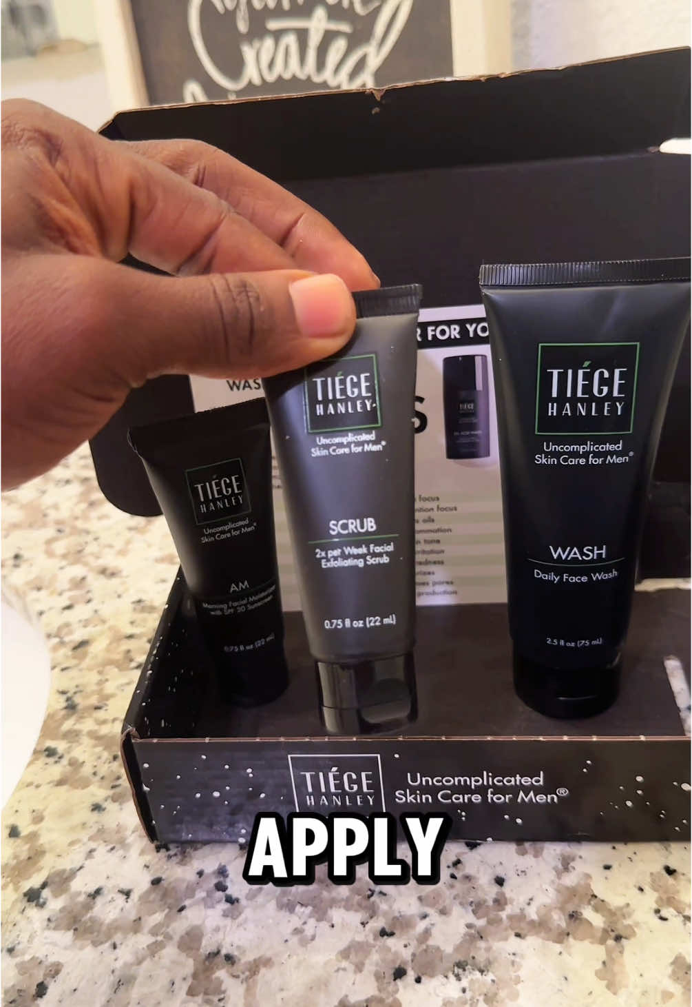 Skincare rounte!  #tiegehanley #skincareroutine #giftforhim #christmasgiftideas #tiktokshopfinds 