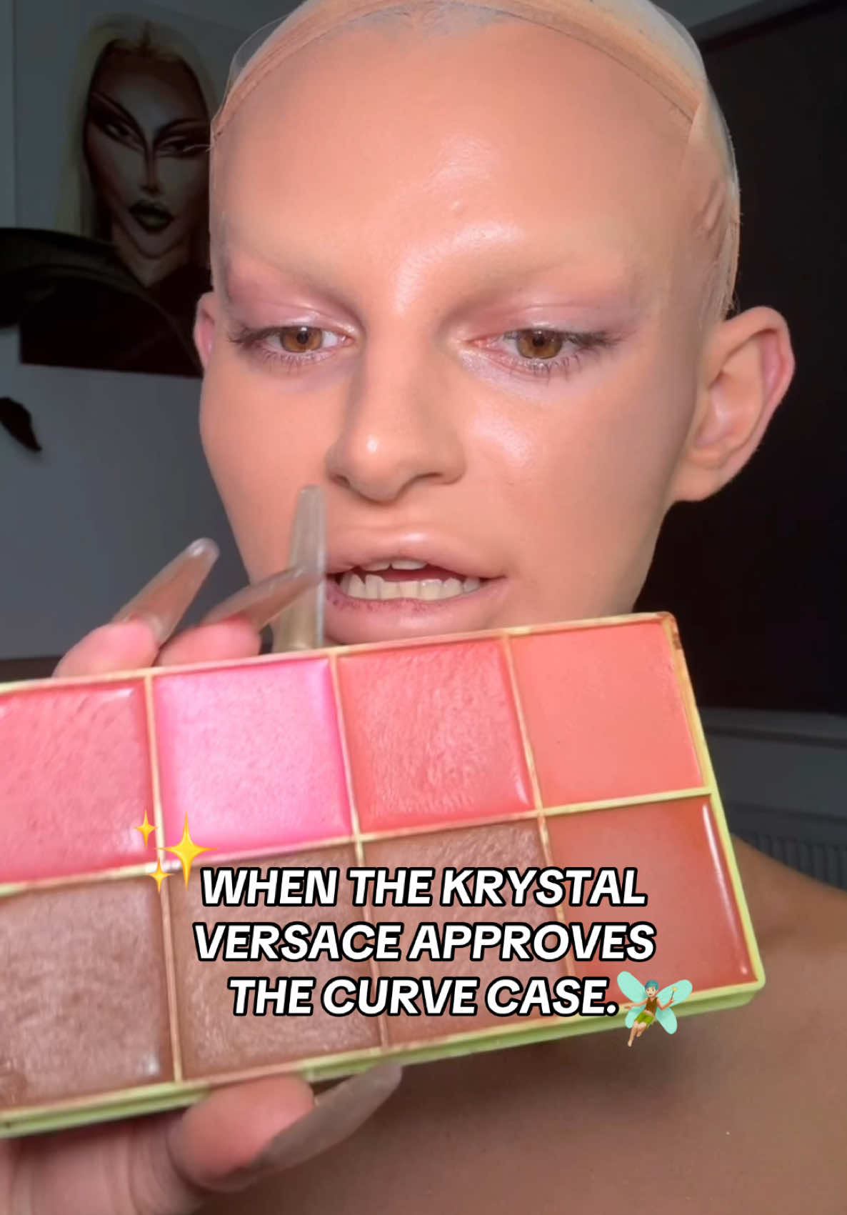 IF @Krystal Versace APPROVES, I DID SOMETHING RIGHT OKAY?! 💅🧚🏼‍♂️🥹 #madebymitchell #blursh #makeup #fyp #viral #review #mua #bronzer #blush #tiktokmademebuyit 