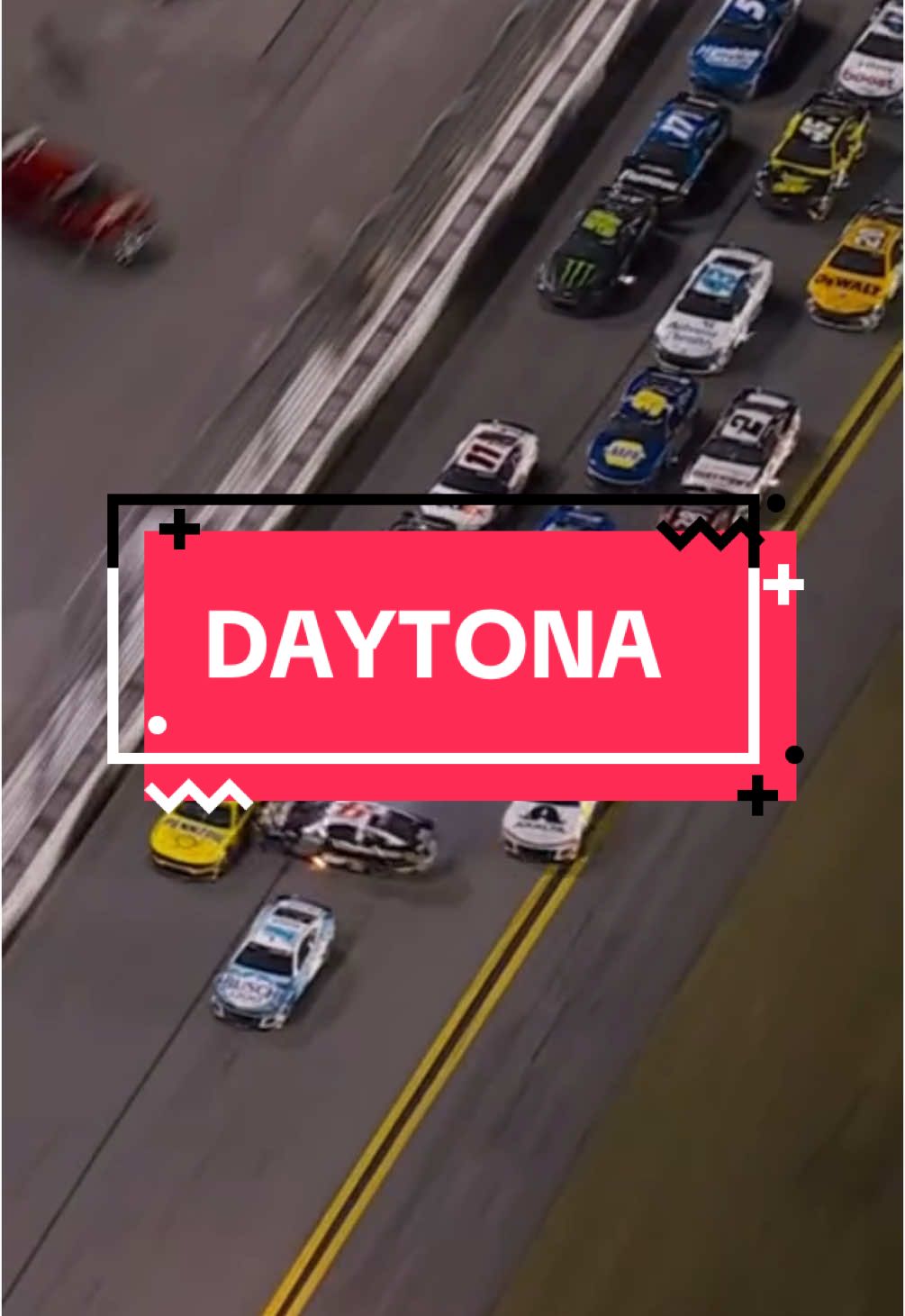 At Daytona, everything can change in a split second. #NASCAR