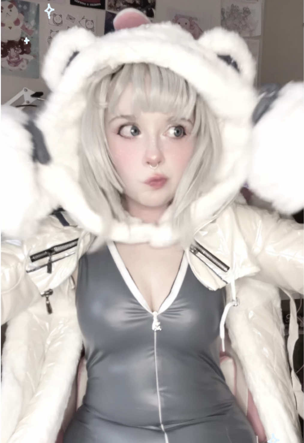 This song has become such a brainworm for me ❄️🐻‍❄️✨ #cosplaygirl #nikke #kawaii #cosplay #girl