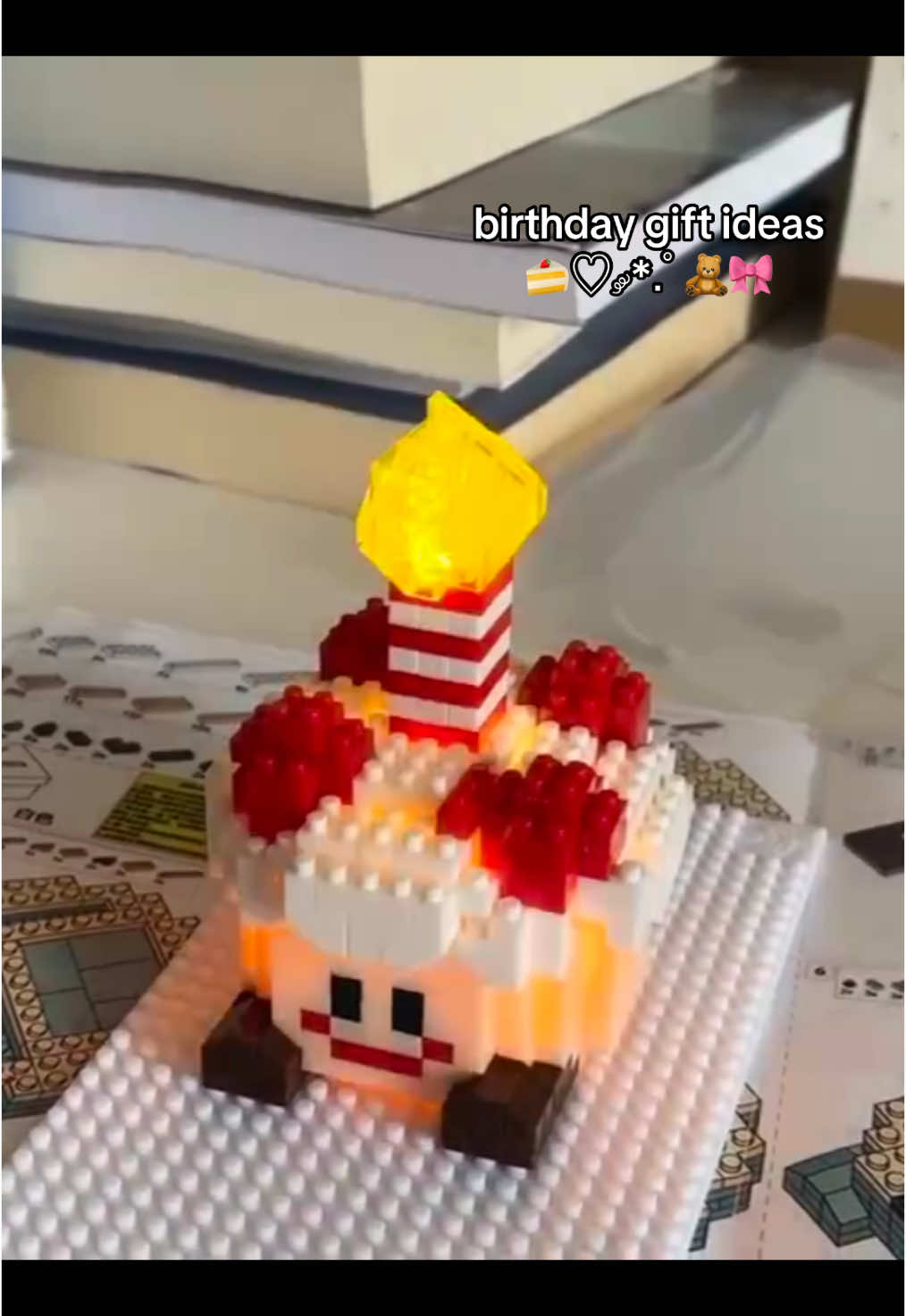 gift ideas for ur bestie or partner🎂🥳🎉 #block #brick #bricktok #blocks #birthday #birthdayblocks #cake #legocake #kado #kadopacar #kadoulangtahun #kadoultah #kadobestie #gift #giftideas 