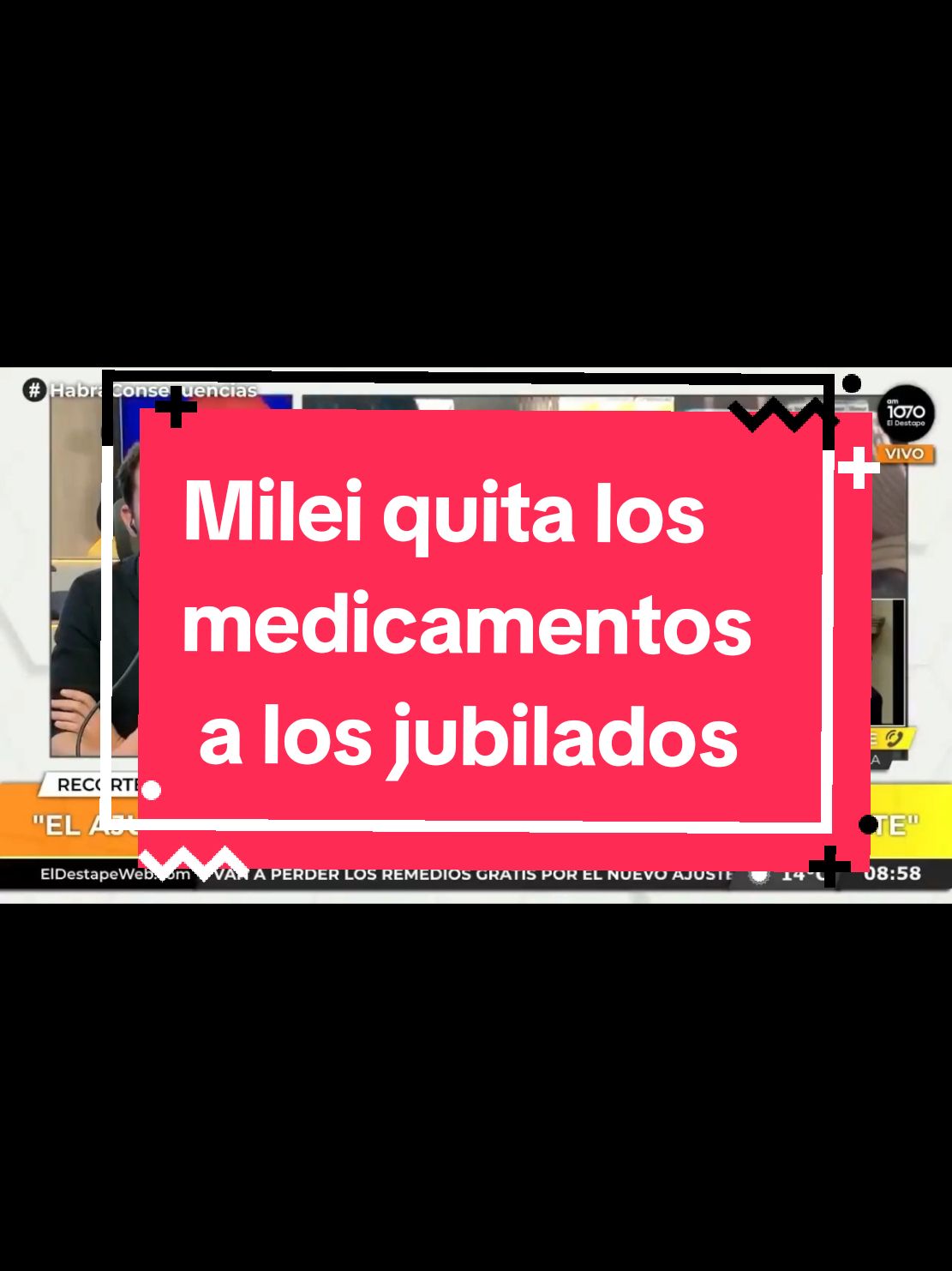 Javier Milei elimina la gratuidad de los medicamentos a jubilados y uno de sus diputados dicen que no cree que nadie se muera por eso. Solo seguirán siendo gratis para los jubilados que cobren la jubilación mínima, un máximo de 5 veces al mes y siempre que no tengan prepaga un auto con antigüedad menor a 10 años u otra propiedad a parte de su residencia, siempre que realice unos trámites que ya se han anunciado complejos. Preguntado por esta barbaridad en medios, el economista y diputado de La Libertad Avanza, Julio Moreno Ovalle, defendió la medida y dijo que el presentador se la estaba tomando demasiado en serio, negando que un jubilado pudiese fallecer por no tener medicamentos. Simplemente son un atajo de psicópatas. Esto es el libertarianismo, un reducto para lo más inhumano de la sociedad, a los que les da igual ver como distintos grupos sufren. Esperemos que pronto la Argentina pueda librarse de ellos. Fuente: Montaje con vídeo de C5N y ElDestapeweb. #milei #mileipresidente #mileijubilados #jubiladosargentinos #politicaargentina 