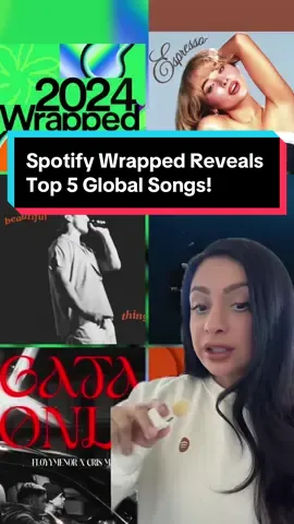 Spotify Wrapped Reveals Top 5 Global Songs! #spotify #spotifywrapped #2024spotifywrapped #wrapped2024 #espresso #sabrinacarpenter #bensonboone #riristea #rivetsoro @Spotify #greenscreen 