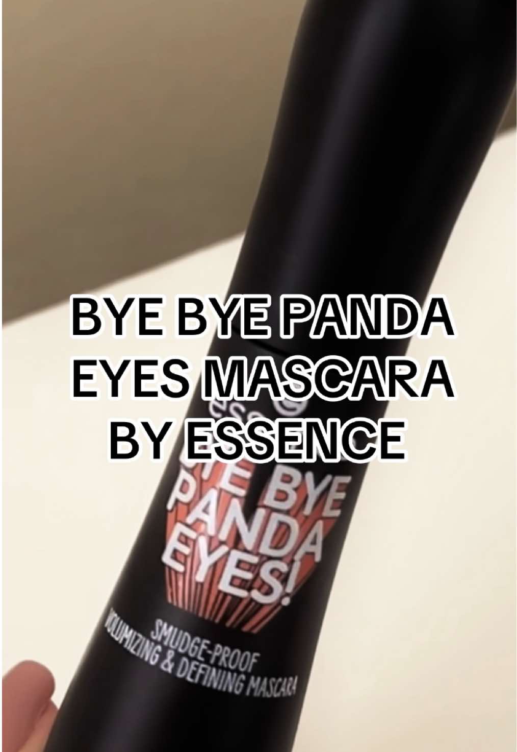 Bye bye panda eyes mascara by @essence cosmetics is 4.99 @Ulta Beauty!! The longwear, lengthening, pigmentation and volume is unmatched for $5!!🖤 #essencecosmetics #essence #fyp #foryoupage #ultabeauty #mascara #essencemascara #byebyepandaeyes #makeupreview #review #volumelashes 