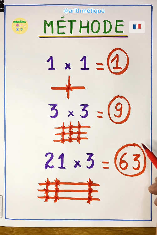 multiplication Paris🇫🇷 #math #matematica #mathematics #arithmetique #paris 