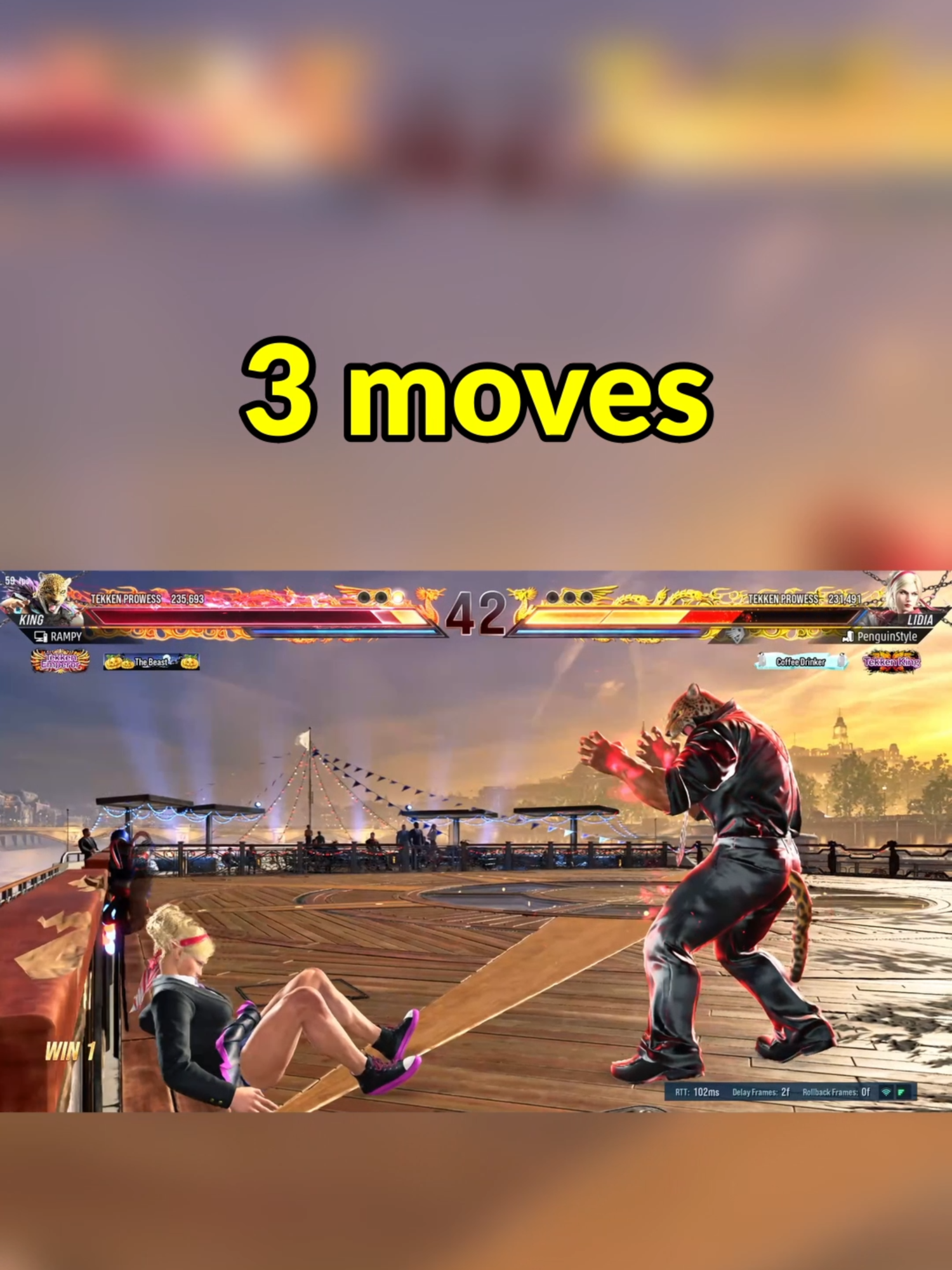 3 moves connected, that's all, maybe 4 . . . . #tekken8gameplay #kingcombo #tekken8king #tekken8 #tekken8hype #tekken