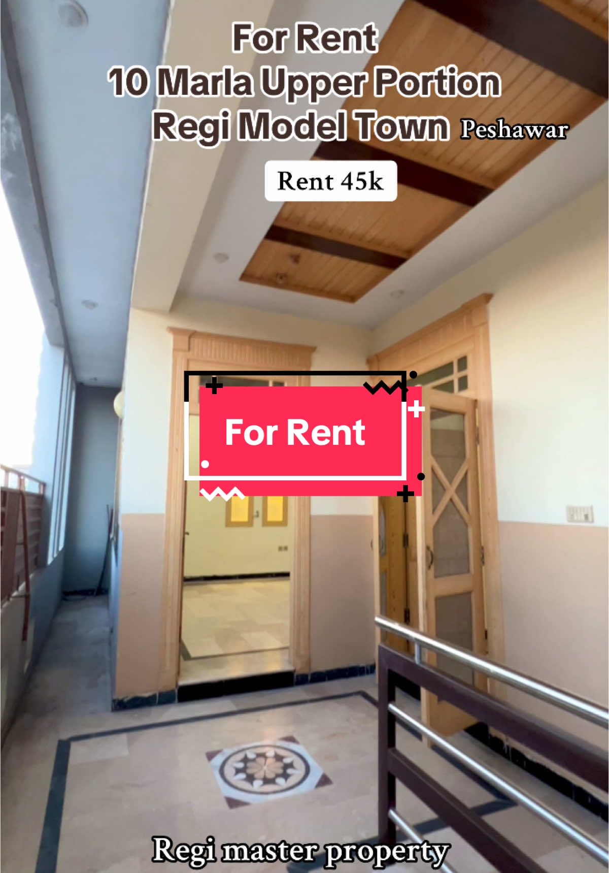 10 Marla Upper Portion 3 Bedroom 3 Baths 1 kitchen Lounge 1 Car Parking Rent 45k Located Regi Model Town Peshawar Contact 0335-3852,520 #regi_master #peshawarproperty #peshawar