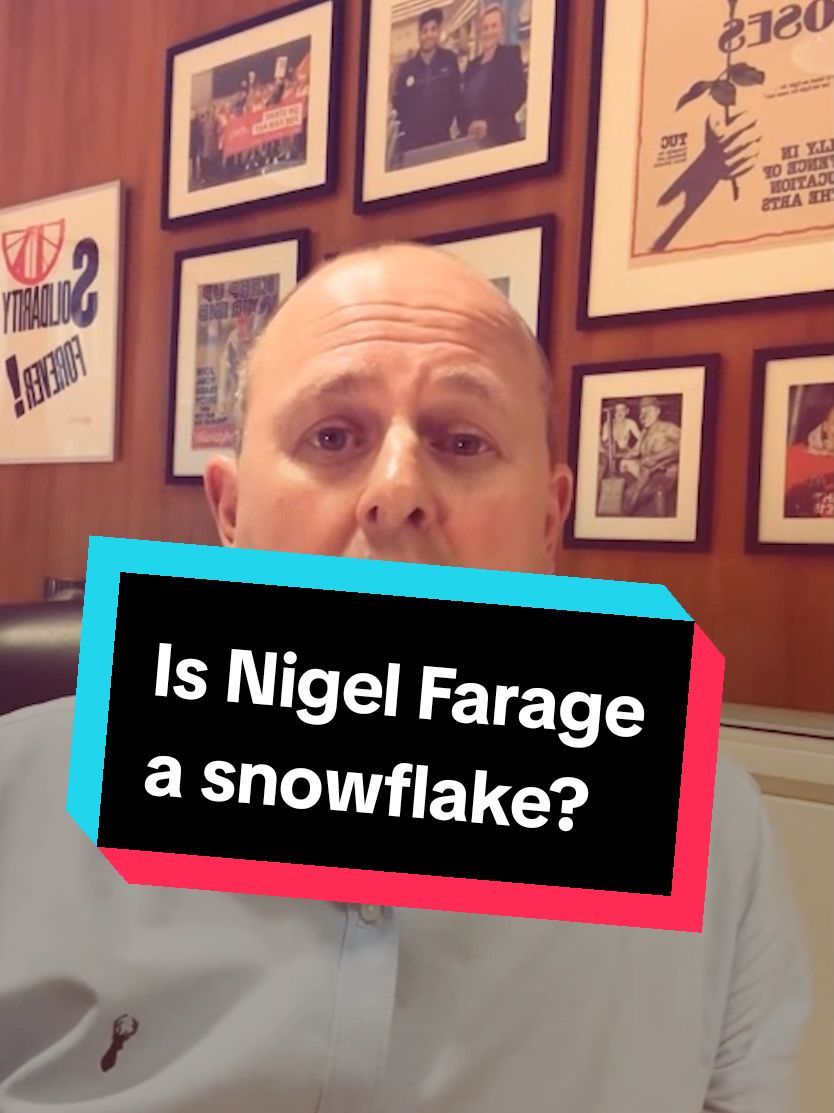 Is Nigel Farage a #snowflake ? #milk #jaguar #woke 