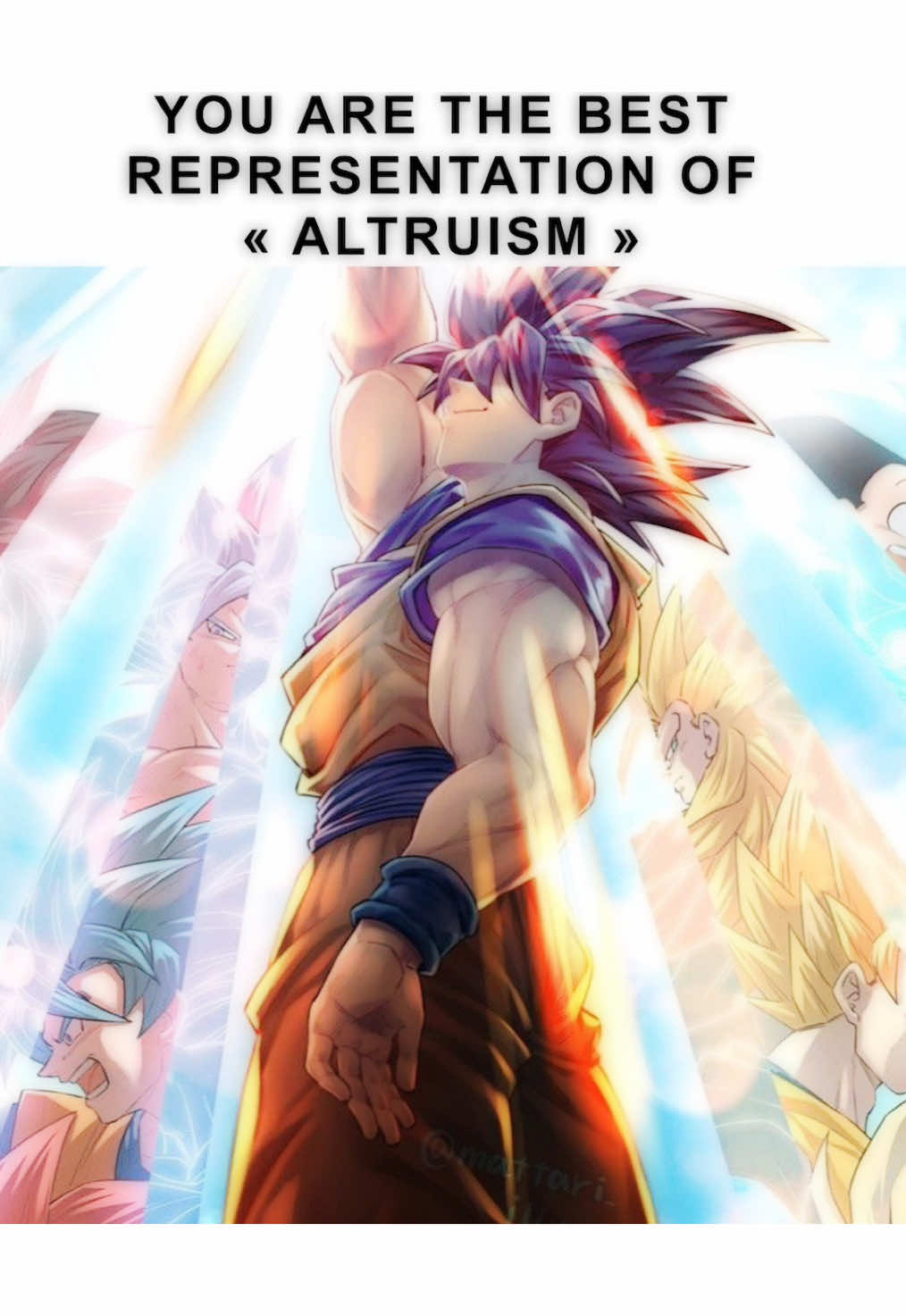 Goku is the best representation of altruism. #fyp #zoom #anime #dbz #dbgt #songoku #gokusolo #kakaroto #edi #viraledit 