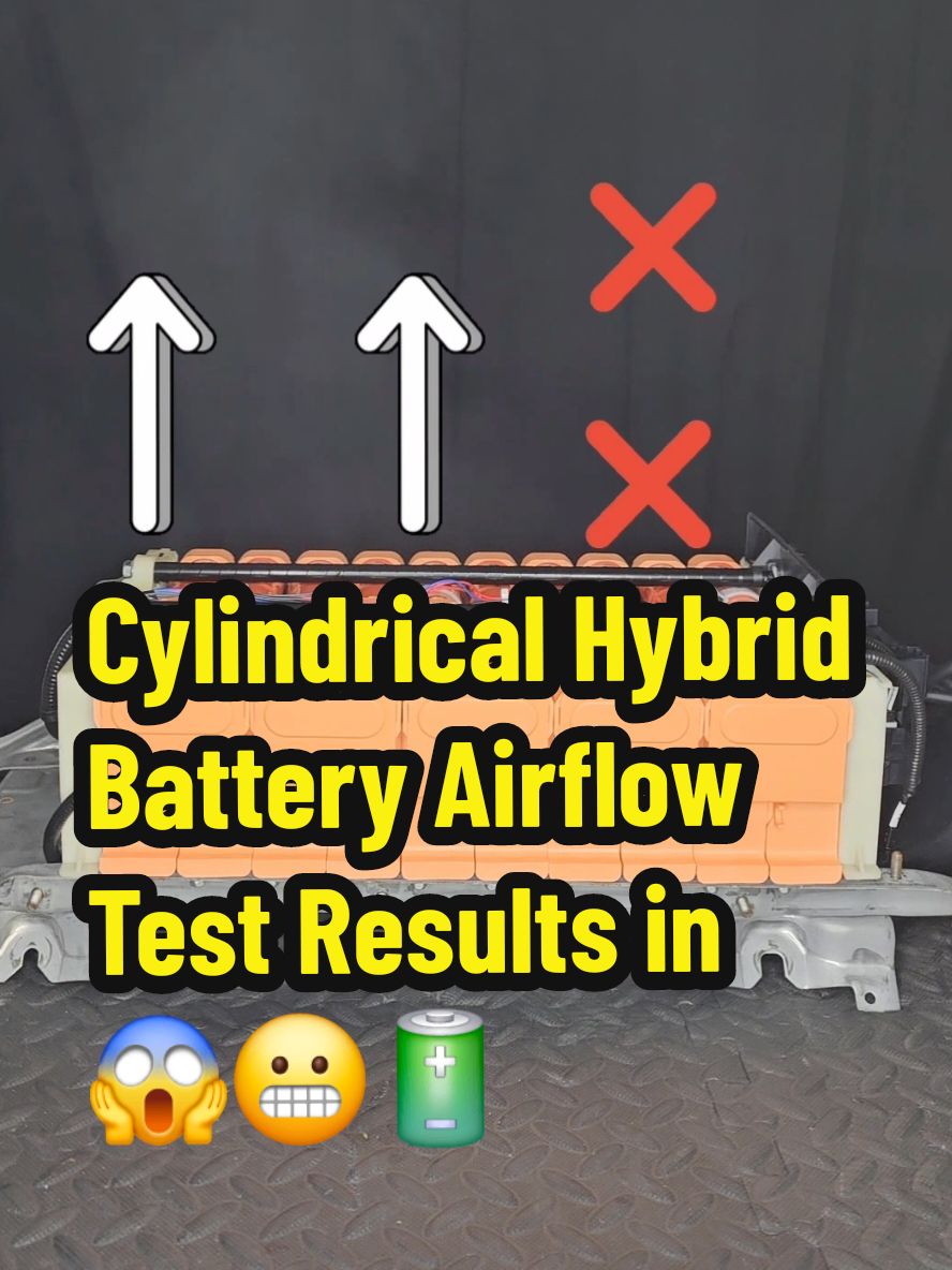 Demonstrating Airflow Testing on Cylindrical High-Voltage Battery Packs in Toyota Hybrid Vehicles: Evaluating Cooling System Efficiency and Performance #ToyotaHybrid #BatteryCooling #AirflowTesting #HighVoltageBattery #HybridBatteryPerformance #EVMaintenance #BatteryEfficiency #AutomotiveDiagnostics #HybridTechnology #ElectricVehicles 