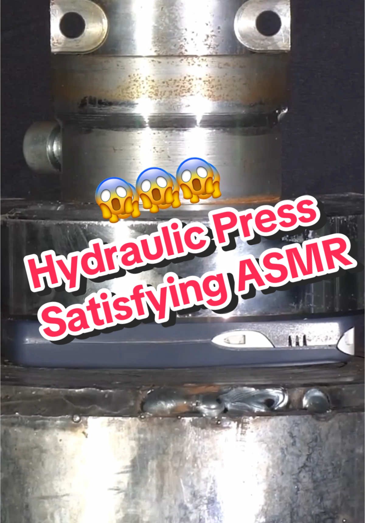 Satisfying crazy crushes! #asmr #hydraulicpress #crush 