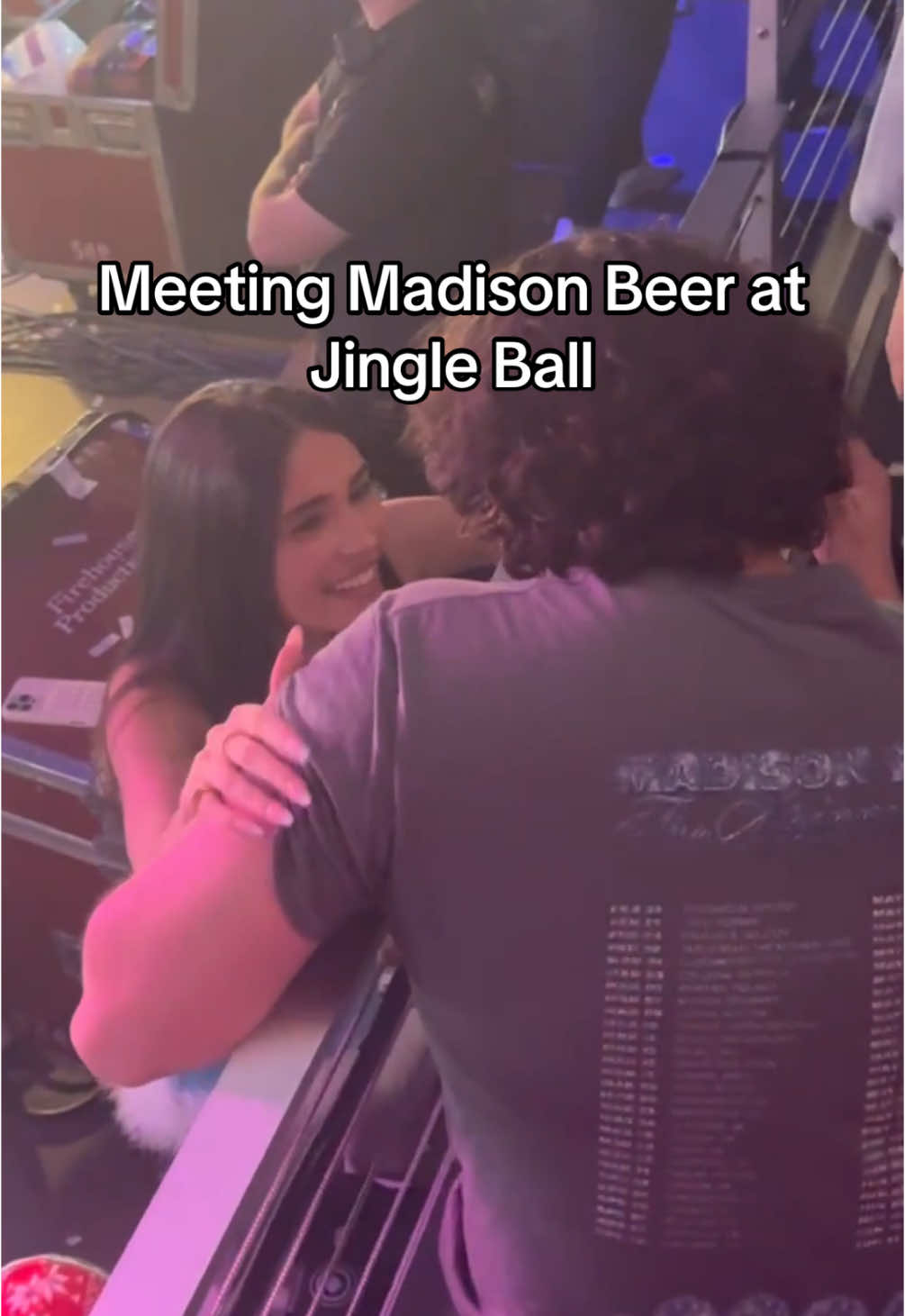 HOW IS THIS REAL??? thank you Madison for taking the time to talk with me ❤️ @Madison Beer @MadisonBeerHQ @iHeartRadio #madisonbeer #madisonbeervideos #jingleball #fyp #foryou #concerts 