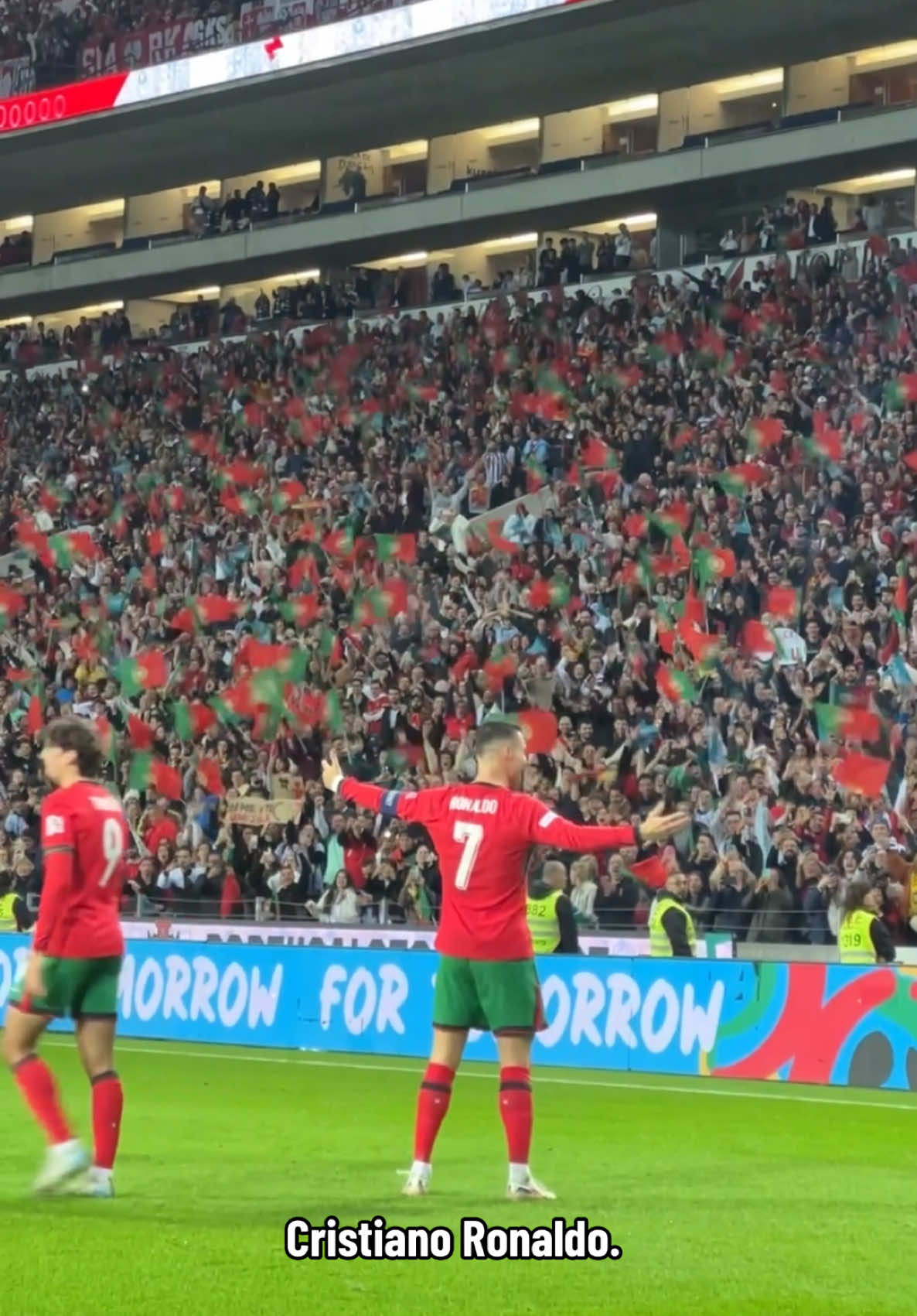 Witnessing greatness 🤯#NationsLeague 