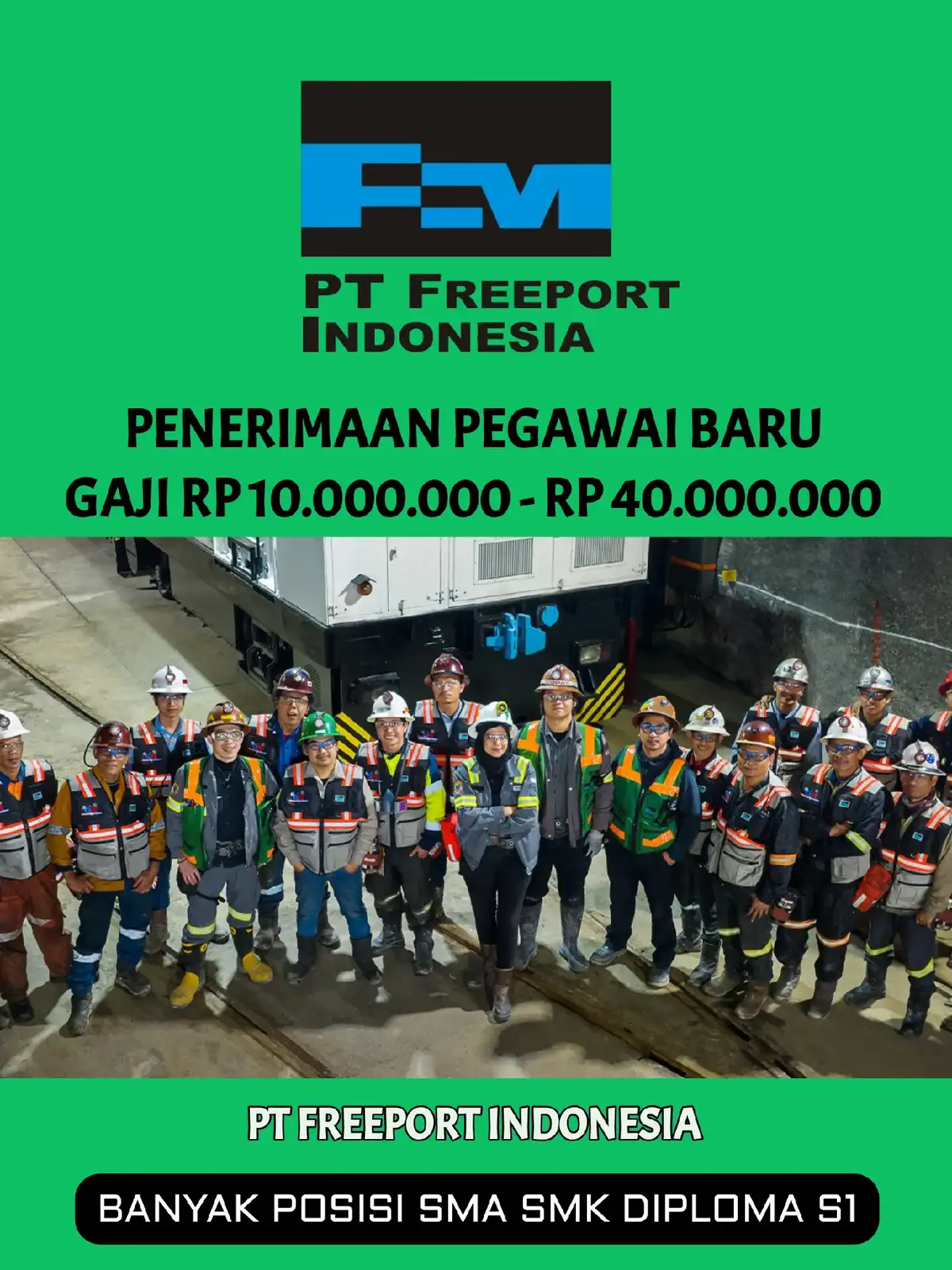 PENDAFTARAN KLIK LINK YG ADA DI BIO PROFIL #tambang #fyp #freeportindonesia #ptfreeportindonesia #berandamu #lowongankerja #infoloker #loker #soundfyp #tambangbatubara #fypツ #masukberanda #viral #kerjaan 