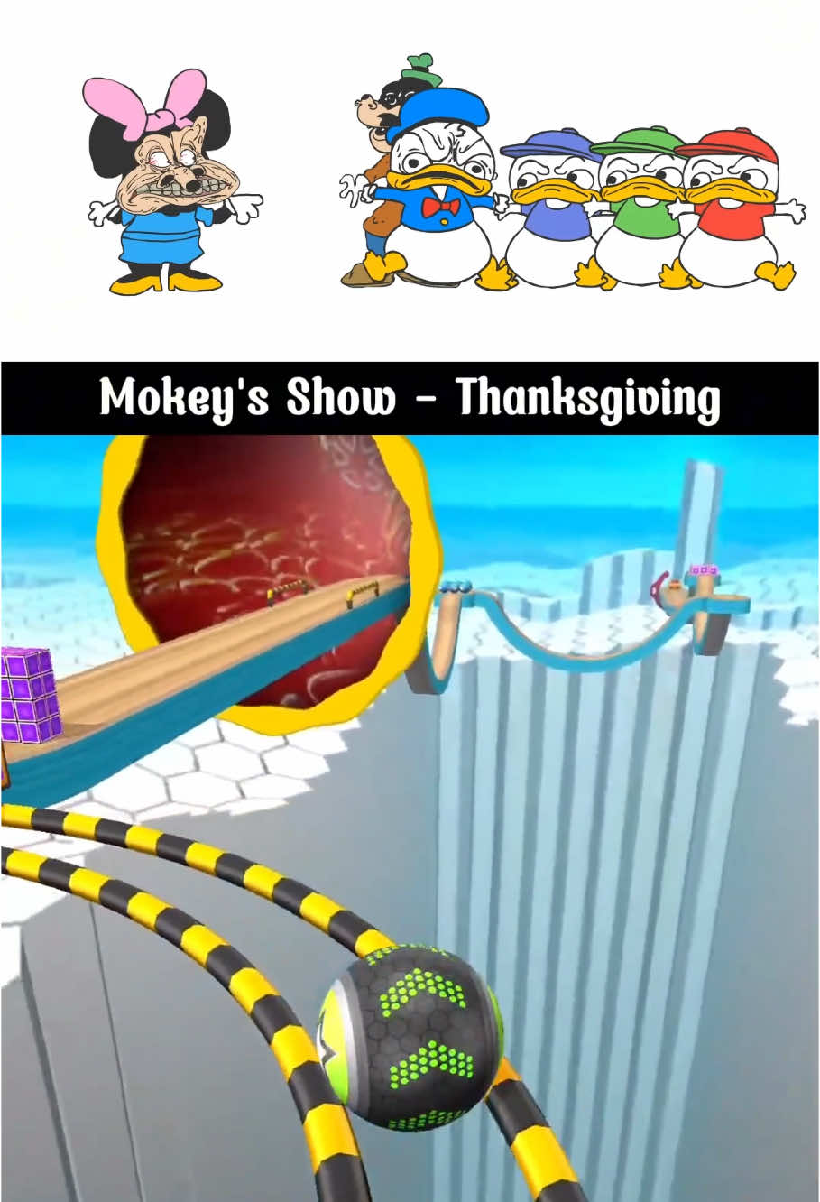 Mokey’s Show - Thanksgiving #srpelo #animation #story #funnyvideos #fyp #usa 