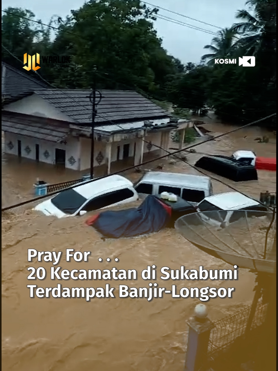 Hujan deras yang mengguyur selama dua hari terakhir menyebabkan bencana di sejumlah wilayah Kabupaten Sukabumi, Jawa Barat.  Hingga siang ini dilaporkan ada 27 desa di 20 kecamatan di Sukabumi banjir dan longsor. 