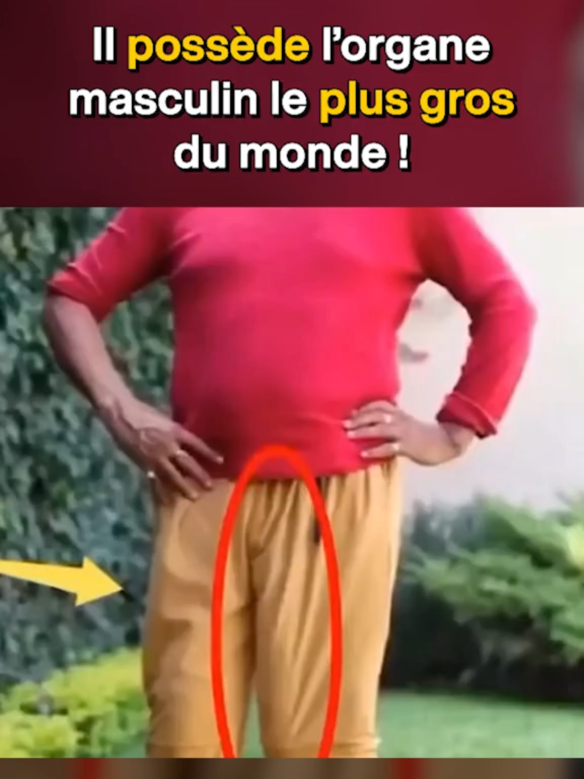 Il possède l'organe masculin le plus gros du monde ! #apprendresurtiktok