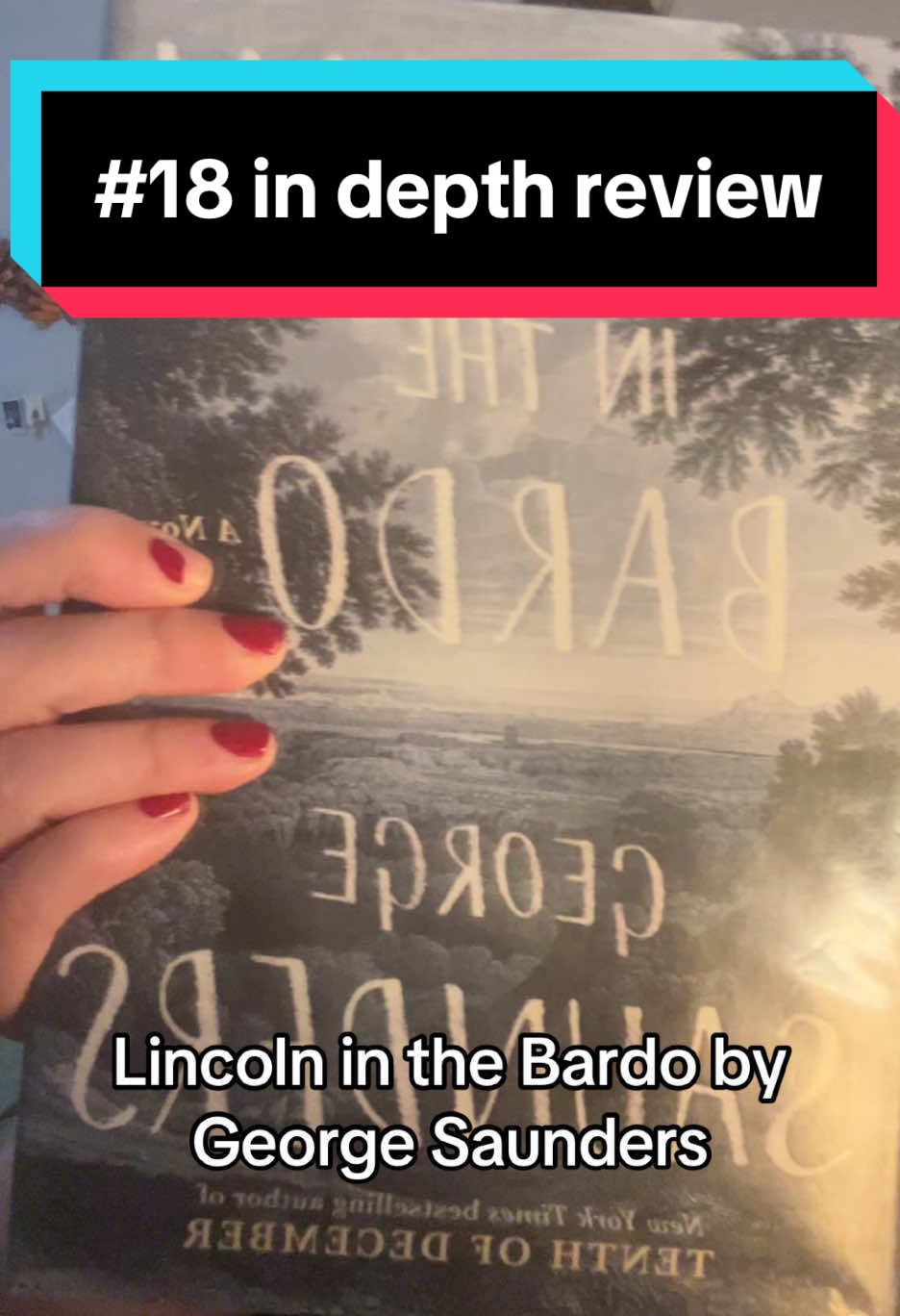 An in depth review of “Lincoln in the Bardo” by George Saunders #nyt #fyp #top100 #BookTok #bookworm #reading 