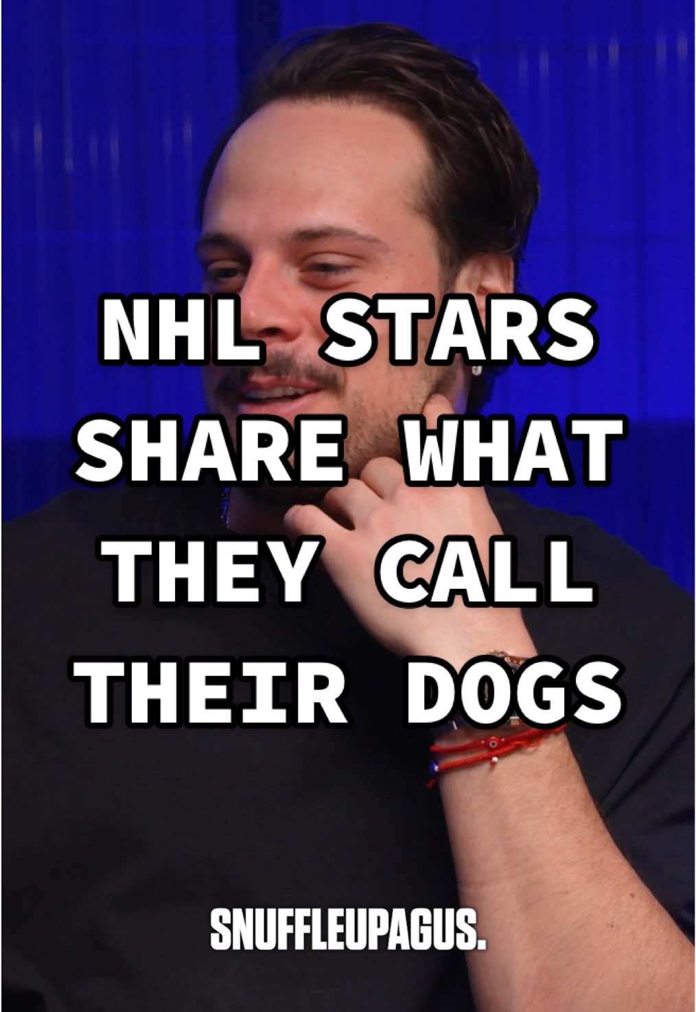 Felix ➡️ Snuffleupagus 😂 We asked some NHL players what names they call their dogs other than their actual name. 🐶 #NHL #nhlonsn #nhltiktoks #hockeytiktoks #dogs #austonmatthews 