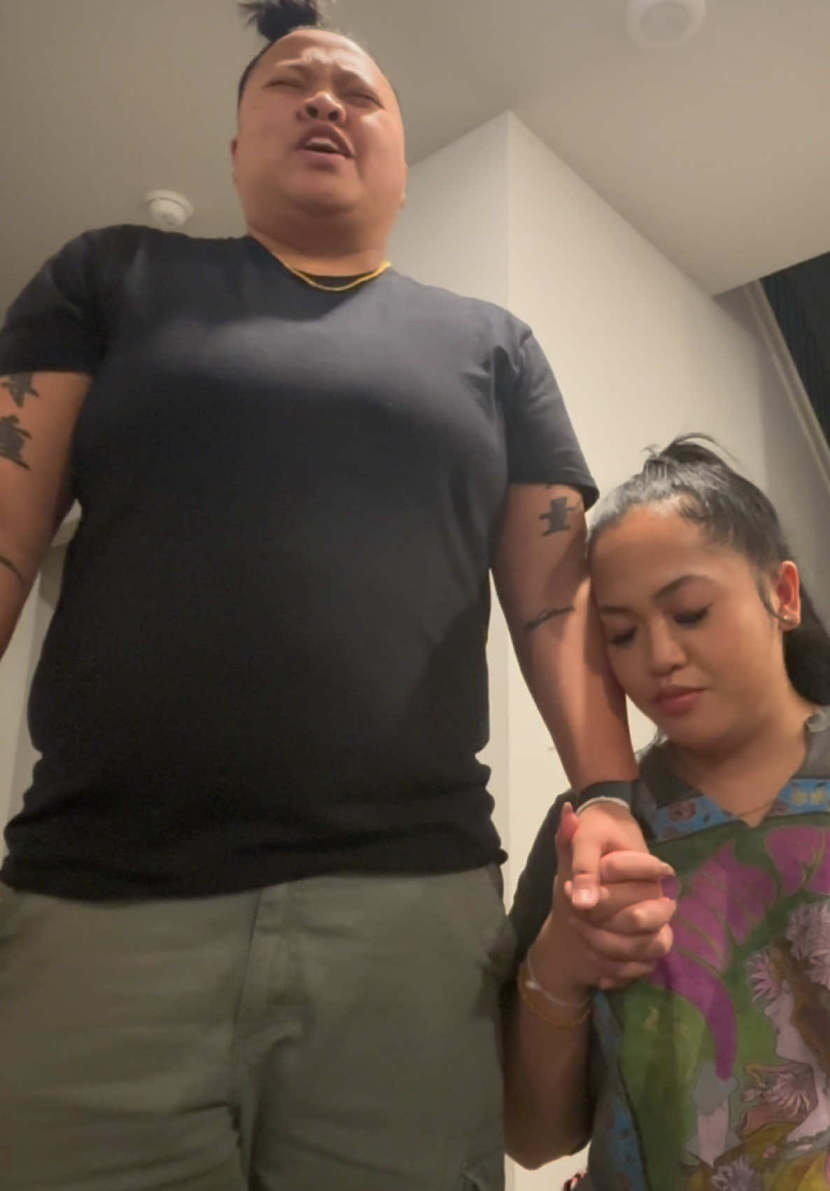 My sissy was nervous but executed it well😭🤭🙌🏼 @BIG AMY #fypシ #thankful #Siblings #sister #prayer 