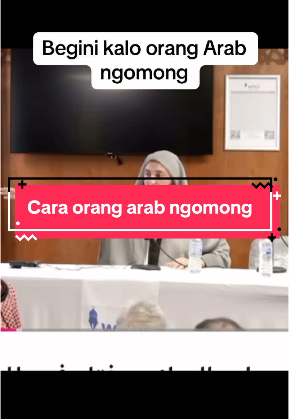 Begini kalo orang arab ngomong