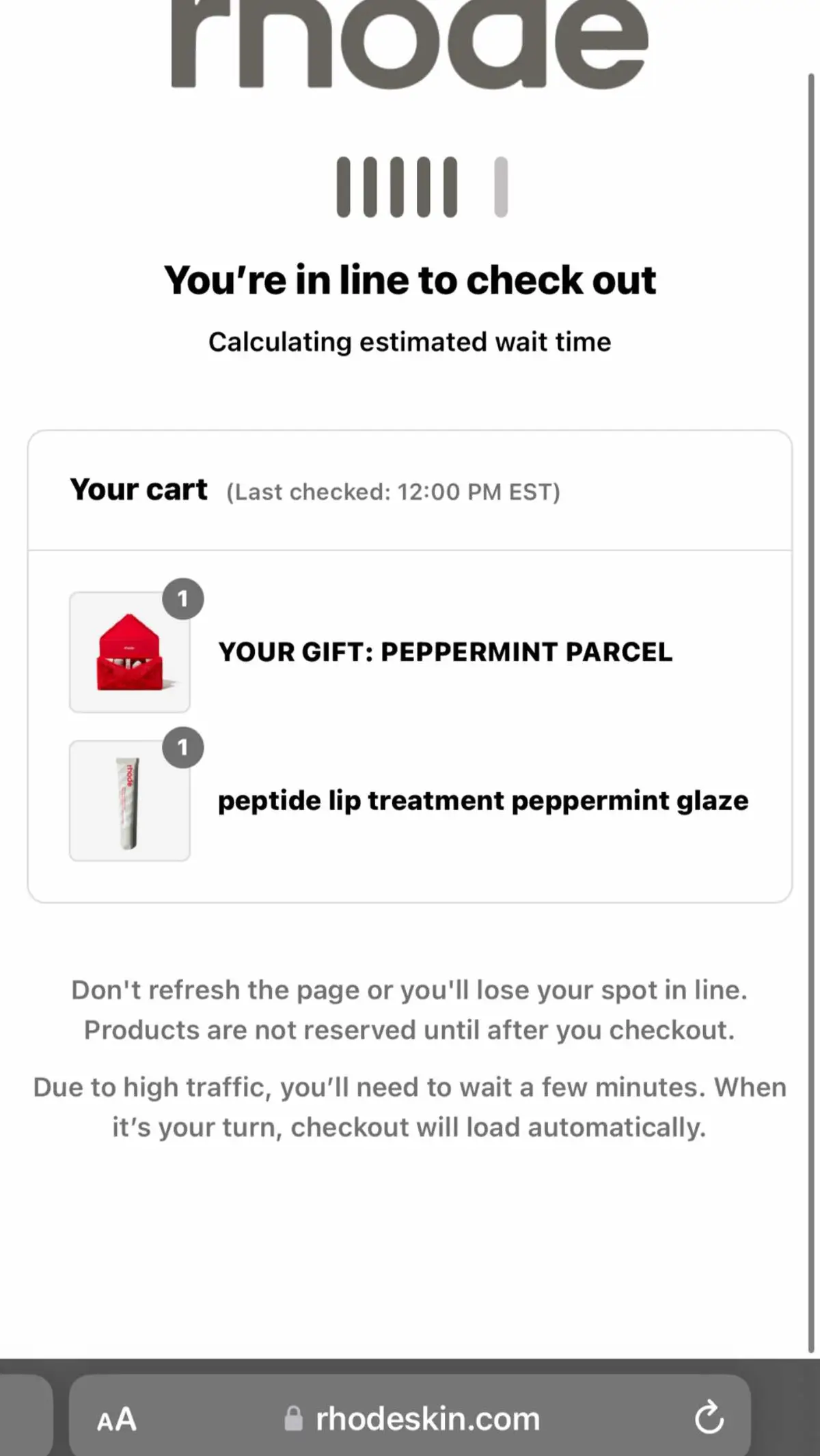 I was in the check our bag at 12 yeahhhhhhhh #rhode #rhodeskin #rhodeliptreatment #rhodepeppermint #peppermint #rhodedrop #peptideliptreatment #haileybieber #fyp #foryoupage❤️❤️ @rhode skin @Hailey Bieber 