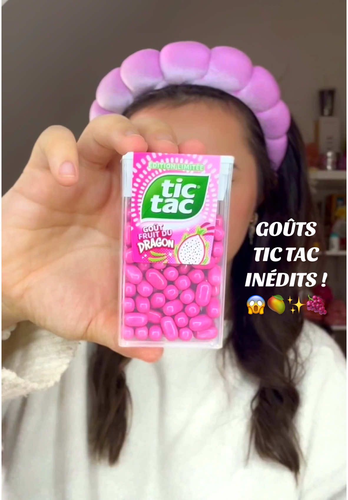 Un nouveau goût Tic Tac ?😱🥭🍇 Vote pour ta saveur préférée sur le site tictac.com 😋 #Tictac #degustation #Food #Crashtest Produits offerts Pour votre santé, mangez au moins cinq fruits et légumes par jour - www.mangerbouger.fr