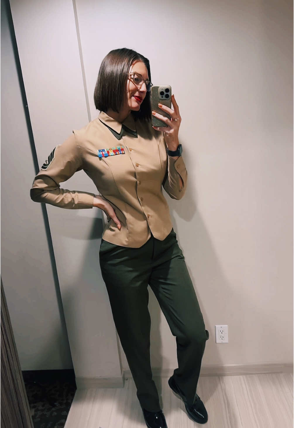 Fancy Wednesday 💋  #usmc #miltok #femalemarine #semperfi 