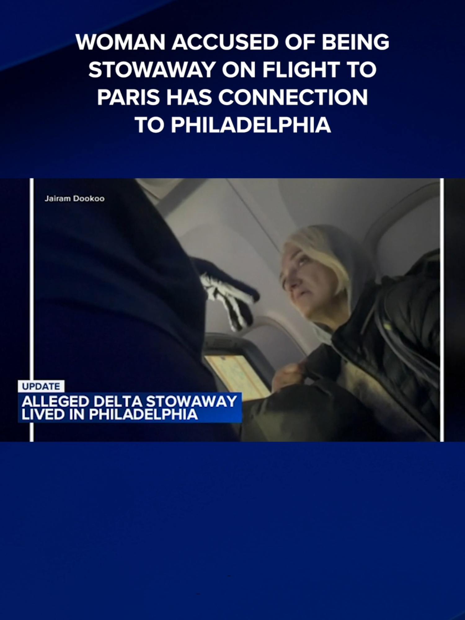 ABC News has learned Dali's most recent address was in Philadelphia. Authorities say she is a Russian national who is a legal resident of the U.S. New video shows a Delta crew member questioning Dali after she allegedly snuck onto the plane last week. #phillytiktok