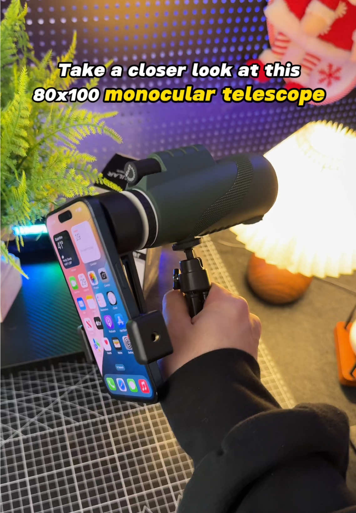 How to mke your phone into a telescope?#telescope #HowTo #zoom #magnification #fyp#mustbuy #trending #toy