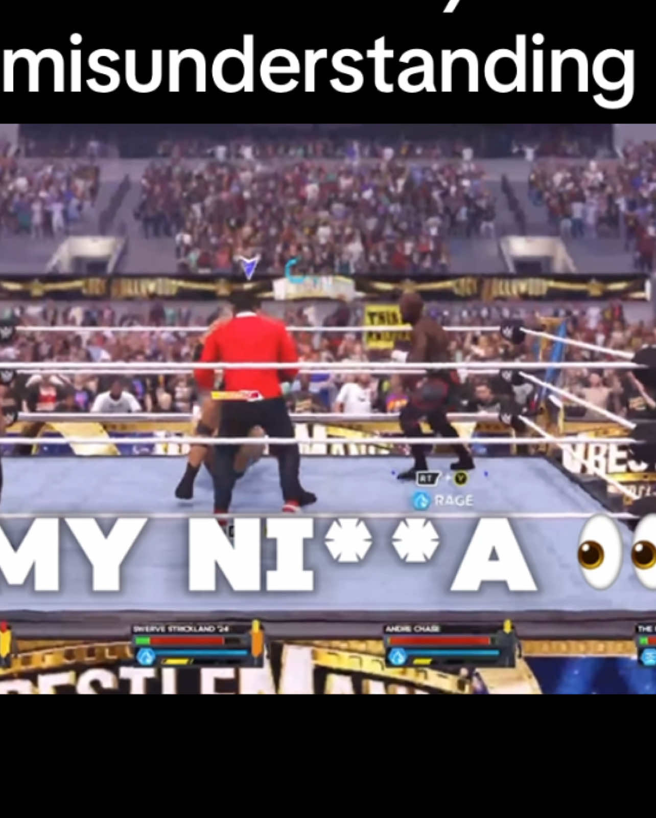 Aint even give a brother a chance to explain 😂  #WWE #wwe2k24gameplay #wwe2k24 #wwe2k24myrise #wwe2k24myrisegameplay #wwe2k24game #wrestling #wrasslin #funnygamermoments #wrestletok #wwe2k #wwe2k24funnymoments #wwe2k24clips #wwe2k24content @CallMeOni💘 @Coro @Colin 