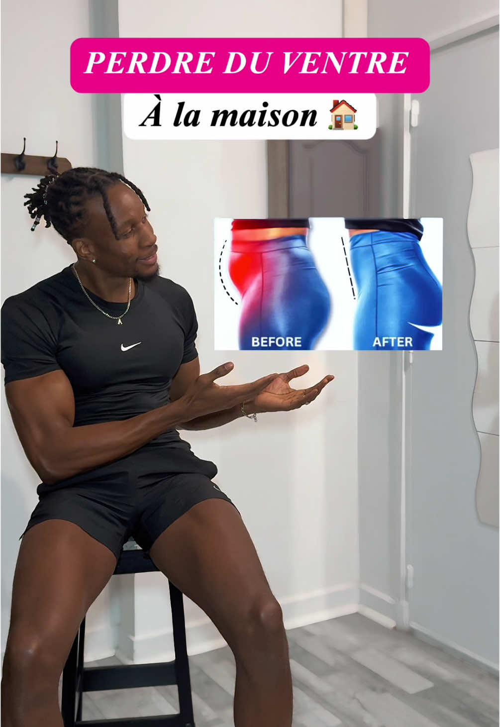 Séance Anti-Bidou dynamique à adapter selon ton niveau et réalisable à la maison ou en salle de sport, à l’aide d’une simple chaise 🪑🔥 ⚠️ Disclaimer, Aucun exercice n’est magique pour perdre du ventre. C’est surtout le fait de rester actif en adaptant son alimentation en fonction de ses objectifs « déficit calorique »/ « surplus calorique » qui fera la différence. Enregistre et test moi cette séance 🫶🏾  Temps de repos entre les séries : 15-20 secondes Temps de repos entre les tours : 30 secondes Si tu souhaites perdre ton ventre définitivement sans frustration, Envoie-moi « GO » 🤝 - - - - #ventreplats #poigneedamour #gym #grasduventre #pertedepoids #pertedegras #pertedegraisse #gymrat #gymmotivation #musculation #ventregonflé #explore #GymLife #loseweigth #perdreduventre #perdredupoidssainement #perdredupoidsensemble