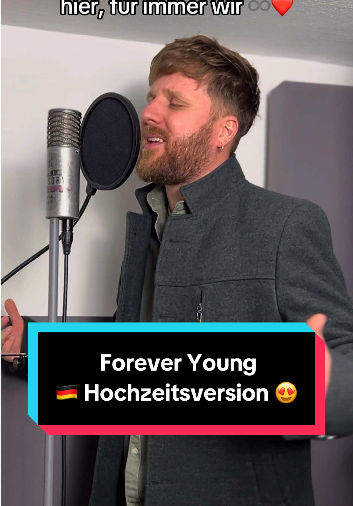 Was wäre, wenn „Forever Young“ von Alphaville ein deutsches Hochzeitslied wäre? 🥰💒👰🏼‍♀️ #foreveryoung #alphaville #hochzeitslied #liebeslied #hochzeitssänger 