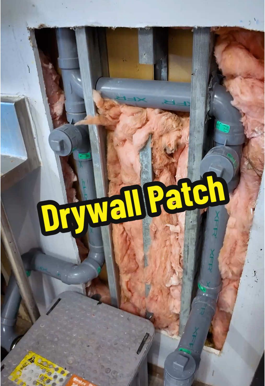 Got to love these ugly drywall patches #DIY #drywall #homeimprovement #carpenter #drywallrepair 