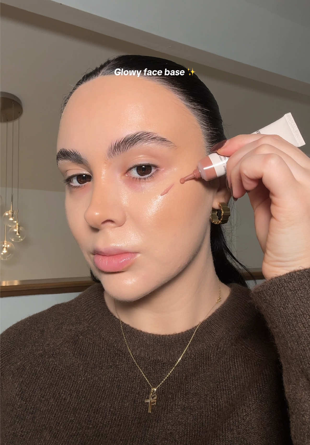 ✨✨✨ @makeupforever foundation @Armani beauty highlighter @DanessaMyricksBeauty countour balm light 1 @Laura Mercier liquid blush provence & coastaline (use code SELLAM20)  #makeupartist #makeuptutorial #glowybaseroutine #fyp