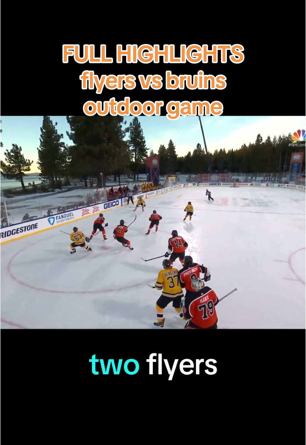 #fyp #highlights #bruins #boston #hockey #Outdoors #flyers #orange #nostalgia #game #fyp #media #christmas 