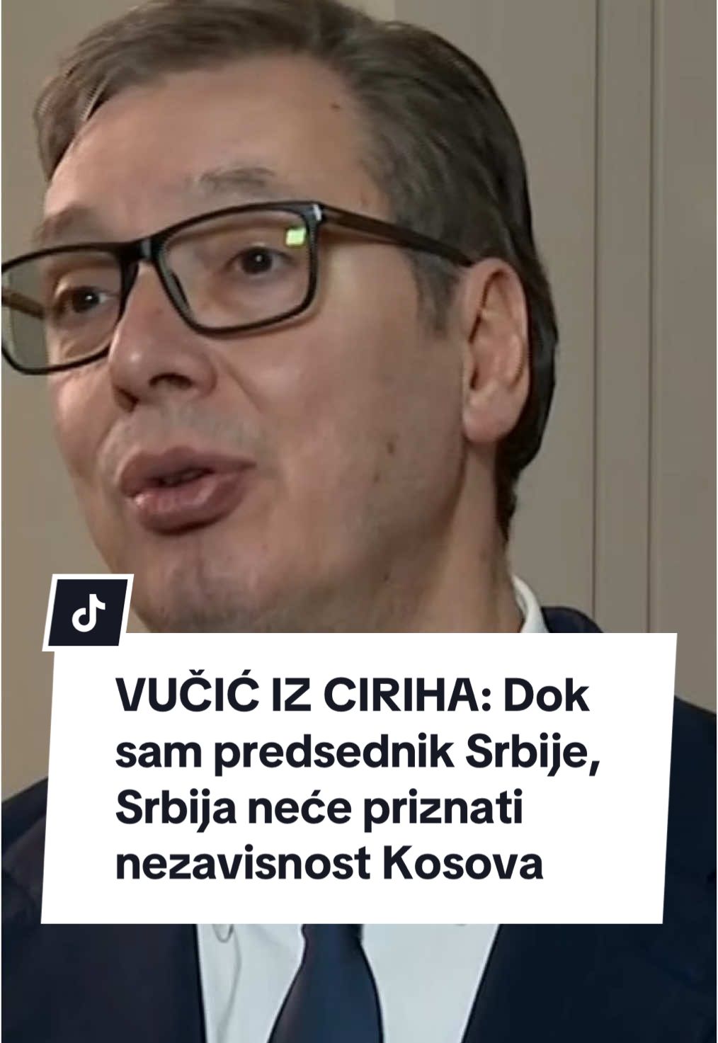 VUČIĆ IZ CIRIHA: Dok sam predsednik Srbije, Srbija neće priznati nezavisnost Kosova #alo #aloonline #alodnevnenovine #alonovine #fyp #foryou #foryoupage #fyf #vucic #aleksandarvucic 