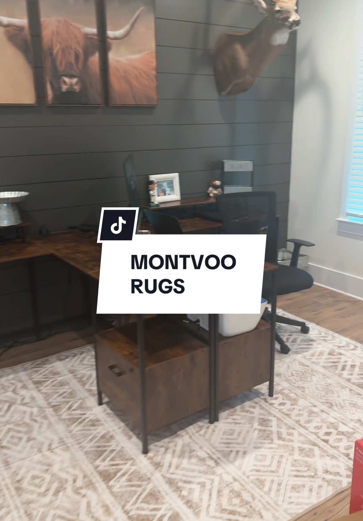 rugs can be SO expensive. I found washable,affordable, CUTE ones! You dont wanna miss this 😊 #montvoorugs #movingintonewhome #buildingahouse #homedecor #modernfarmhouse #modernfarmhousestyle #office #rugs #afforablerugs #arearugs #holidayhaul #christmasgiftideas 