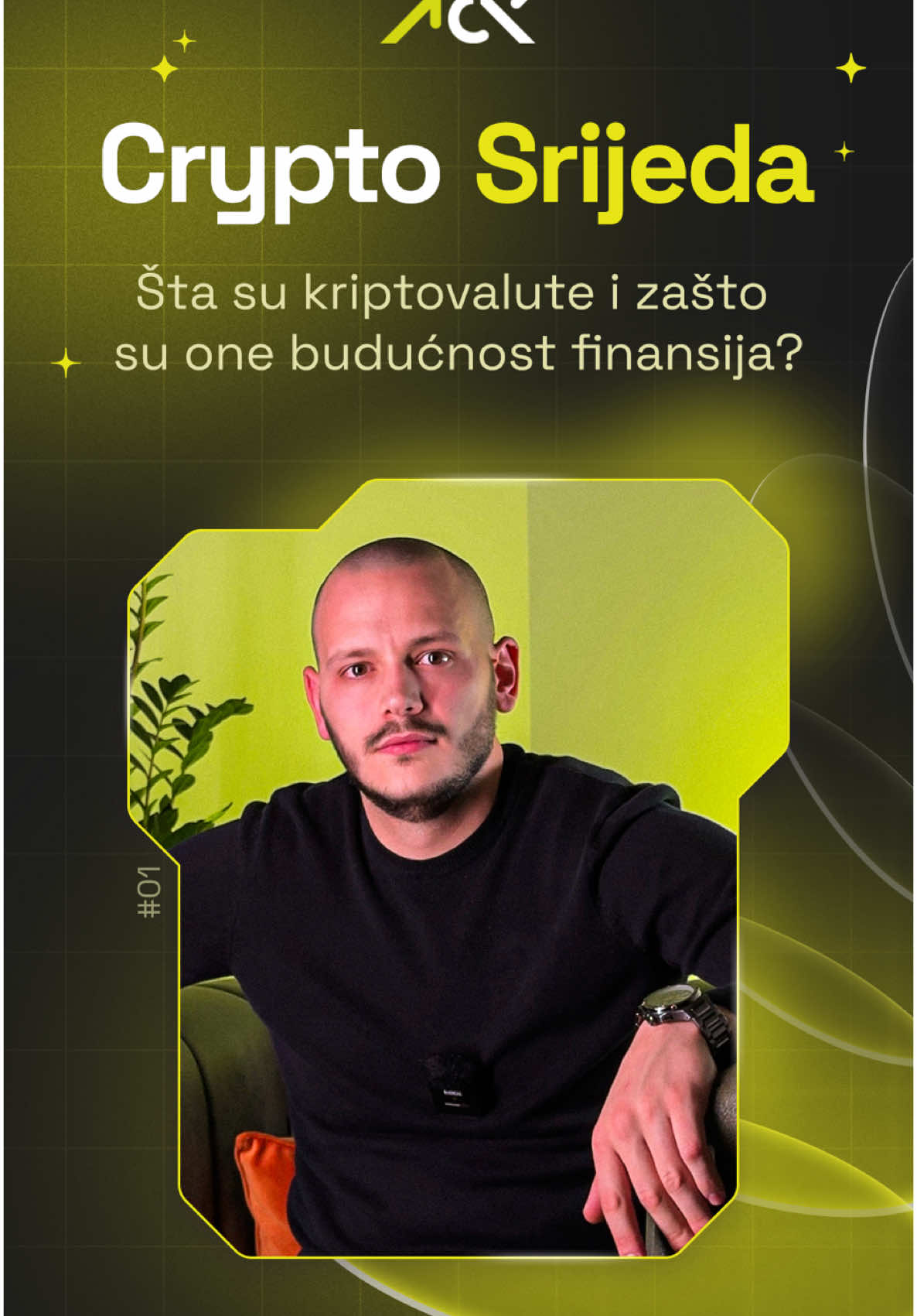 Dobrodošli u prvu Crypto Srijedu! 🎥 Danas razgovaramo o kriptovalutama i zašto su one budućnost finansija.  💬 Imate pitanja ili teme koje biste željeli da obradimo? Pišite nam u komentarima! #CryptoSrijeda #ACX #Edukacija 