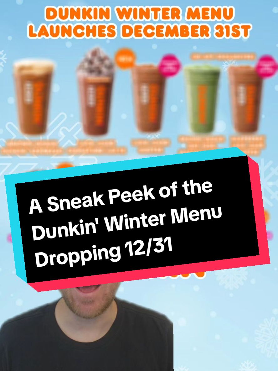 We're getting Lava Cake Lattes?! Dunkin' is ready to help those post holiday blues with their new Winter Menu that drops on 12/31! We've got new drinks, new food, and some cute Munchkins headed our way. Check these out: Brown Sugar Shakin' Espresso: Double shot of espresso, Oatmilk and Brown Sugar Syrup and then shaken until it gets nice and frothy! NEW Lava Cake Signature Latte: Latte with Lava Cake Swirl, topped with whipped cream, mocha drizzle, and hot chocolate powder. NEW Lava Cake Coffee (Hot or Iced): Coffee made with Lava Cake Swirl and Cream. NEW Whoopie Pie Specialty Donut: Glazed chocolate cake donut cut and then filled with Vanilla Flavored Whipped Buttercreme icing and then topped with a Buttercreme rosette. Iced Lemon Loaf Cake: Lemon loaf cake topped with lemon icing. (Starting 1/29): Brownie Batter and Cupid's Choice donuts return with NEW Valentine's Munchkins that are glazed chocolate Munchkins coated with Valentine's sprinkles. We also get two in-app drinks: Brown Sugar Oat Iced Matcha Latte: Matcha Powder along with Brown Sugar Syrup and Oatmilk. Raspberry Lava Cake Coffee: Lava Cake Swirl along with Raspberry Flavor Shot and Cream. Info/images from Dunkin' employee. What do you think of the winter lineup from Dunkin'? That new Lava Cake Swirl is going to help ring in 2025! . . . . #dunkin #dunkindonuts #coffee #coffeetok #lavacake #donuts #latte #icedcoffee #donut #coffeetiktok 