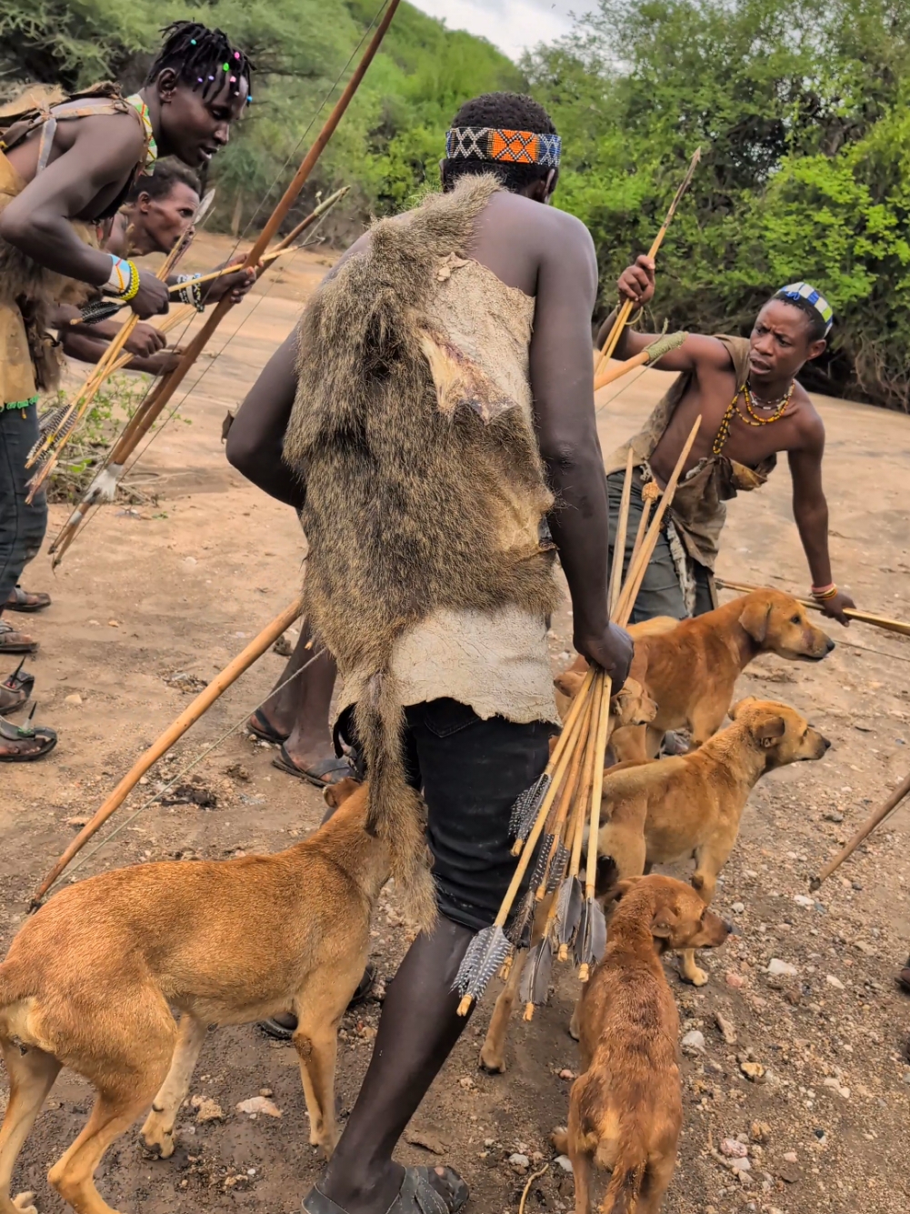 See,,😲 Hadzabe hunting time, Very Incredible Finding Aminal‼️ Amazing lifestyle#culture #bushmen #traditional #africavillage 